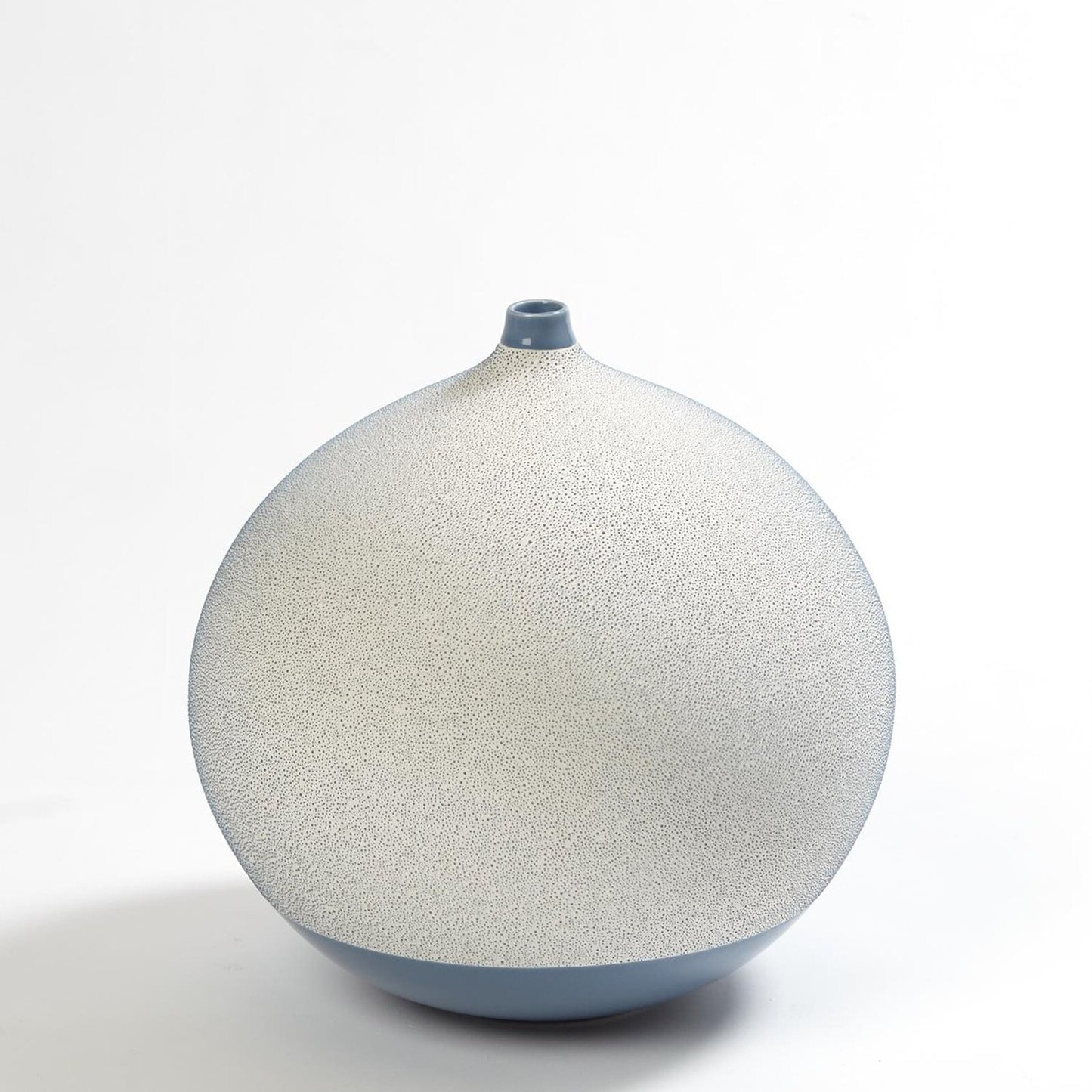 Pixelated Ball Blue Vase - Small