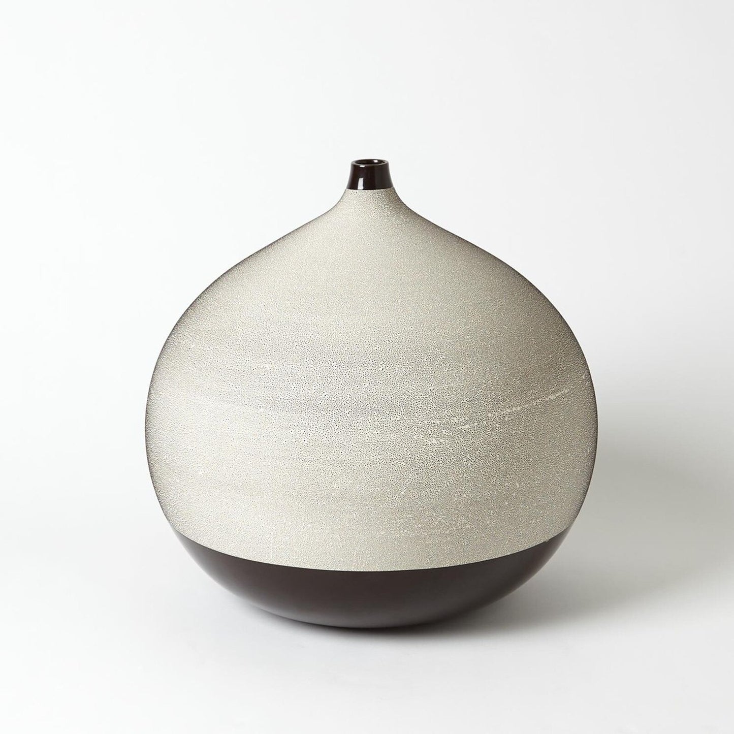 Pixelated Ball Black Vase - Small