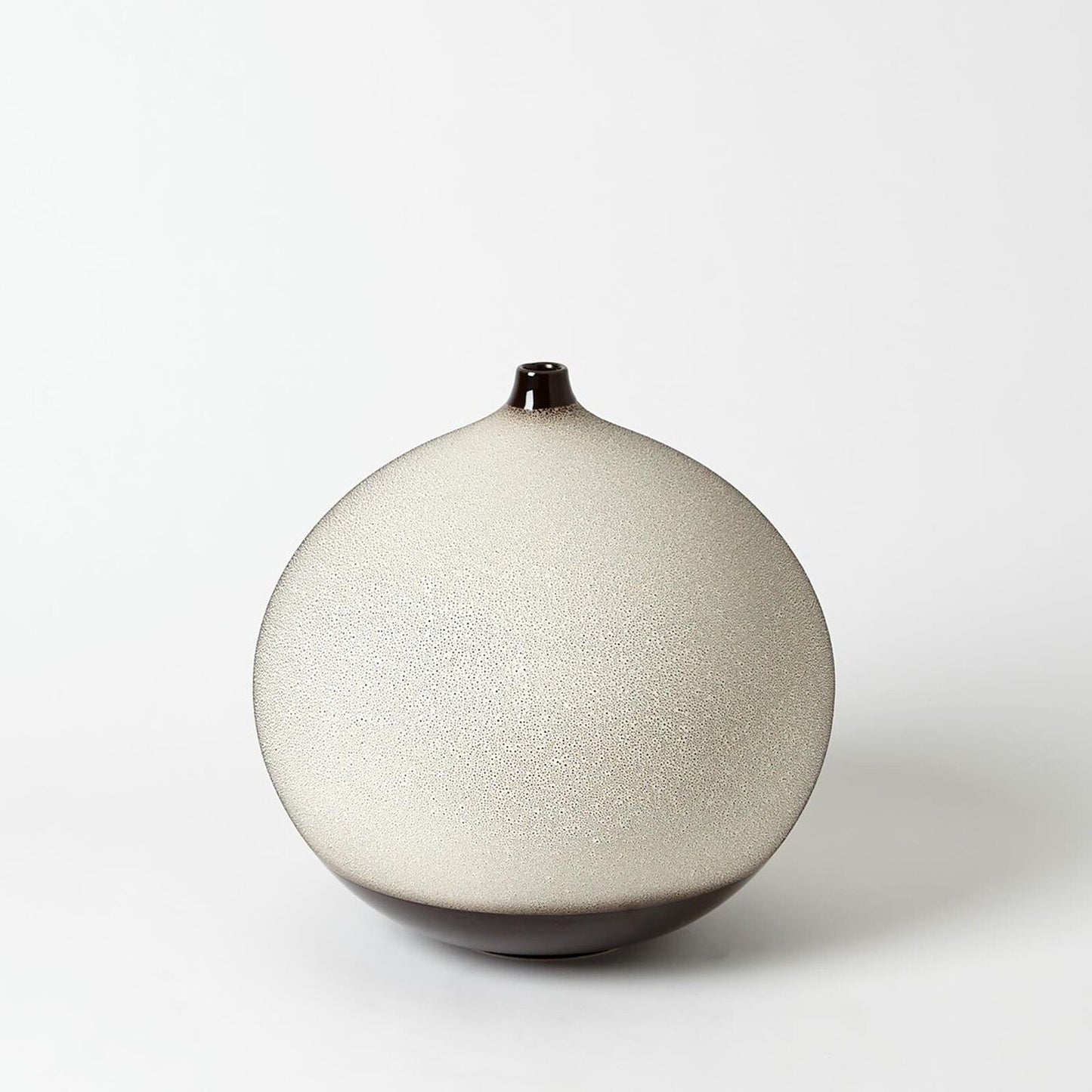 Pixelated Ball Black Vase - Small