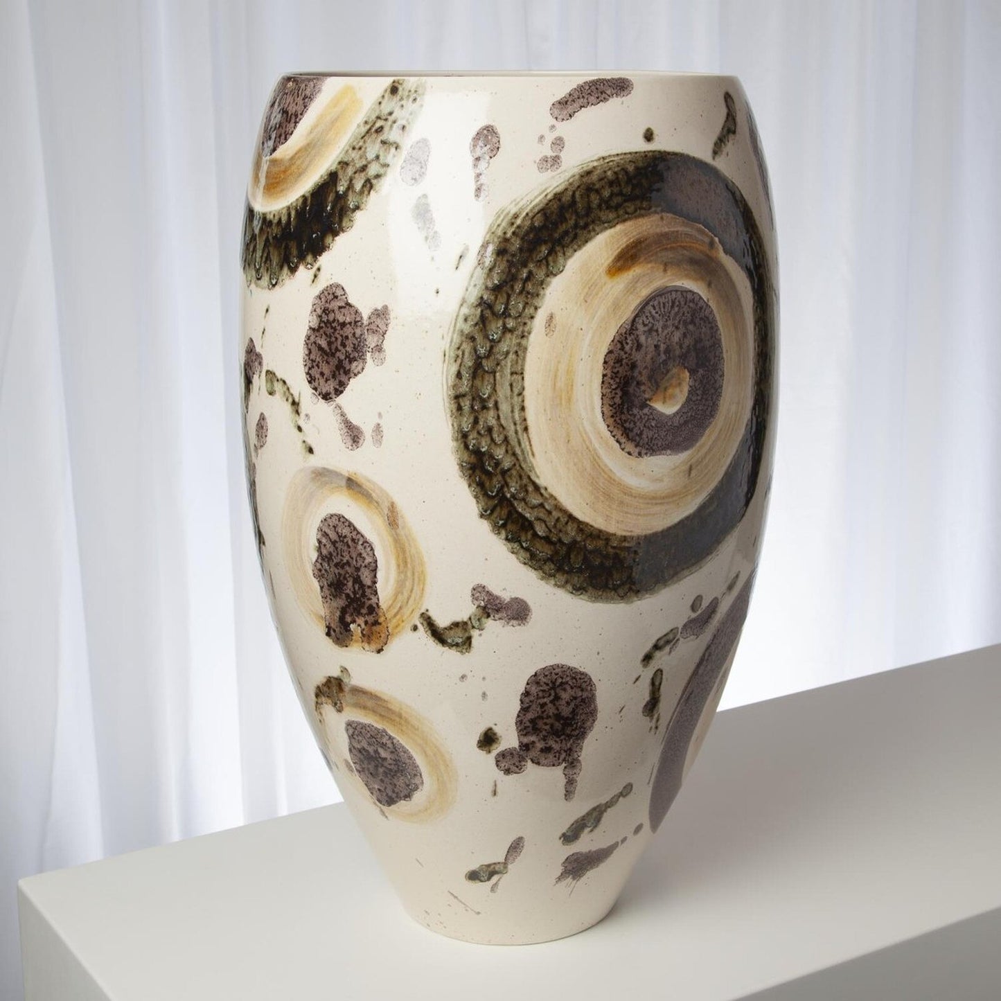 Earthtone Spots Bowl