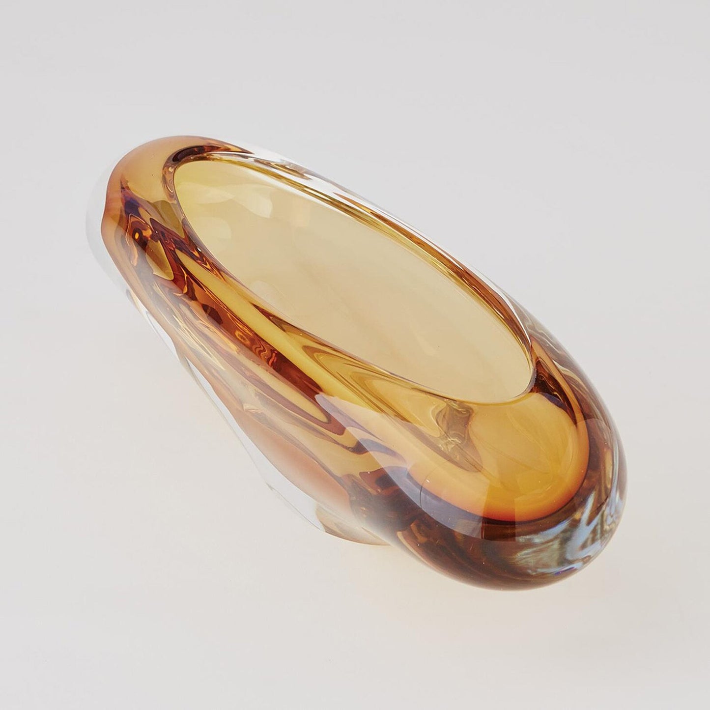 Canoe Amber Bowl