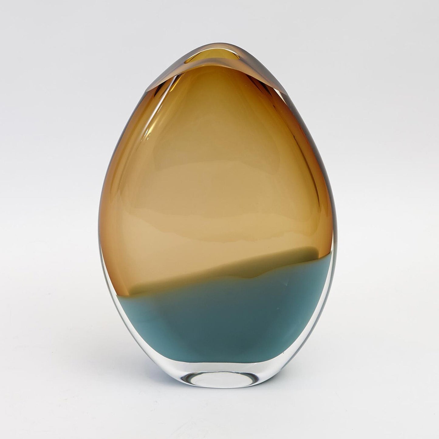 Canoe Pistachio Bubble Amber Bowl