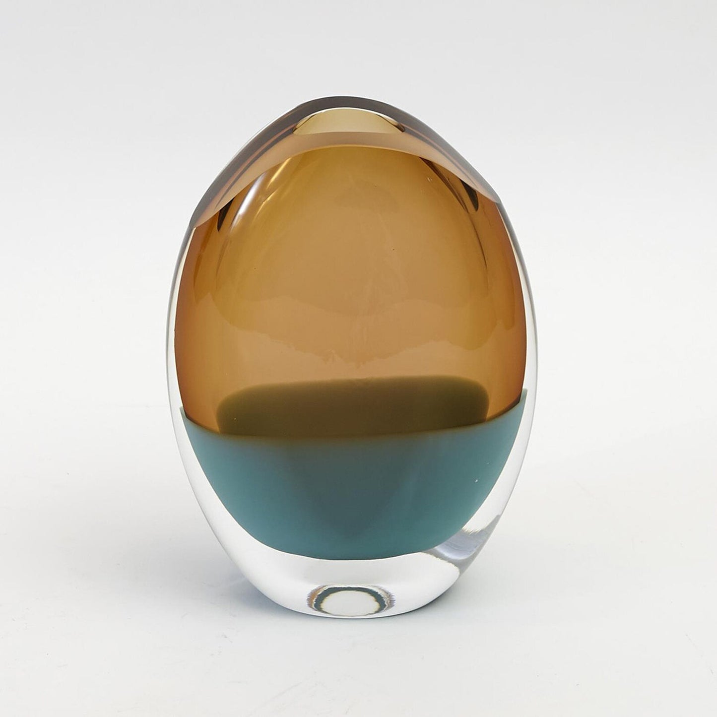 Canoe Pistachio Bubble Amber Bowl