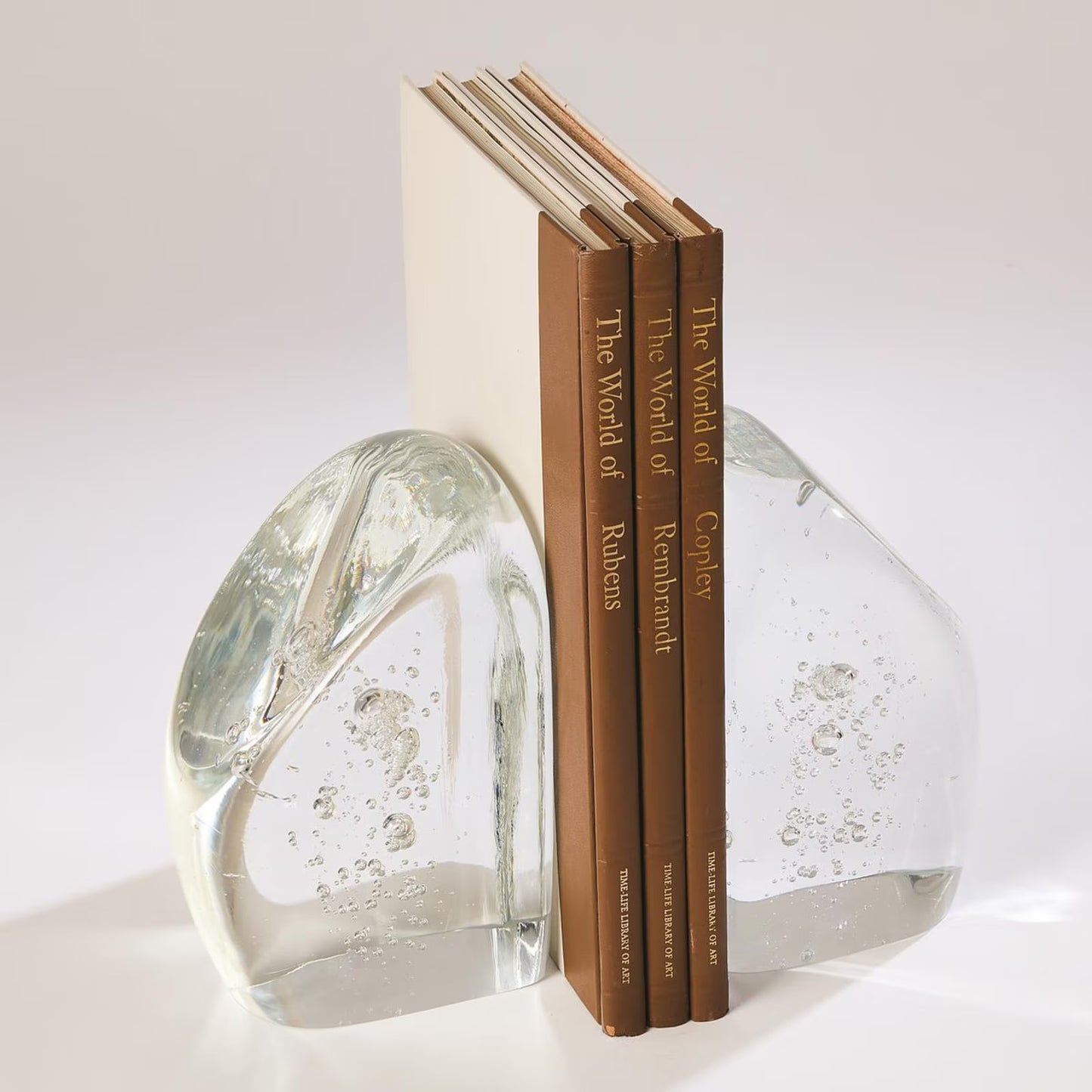 Chunk Clear Bookend with Bubble