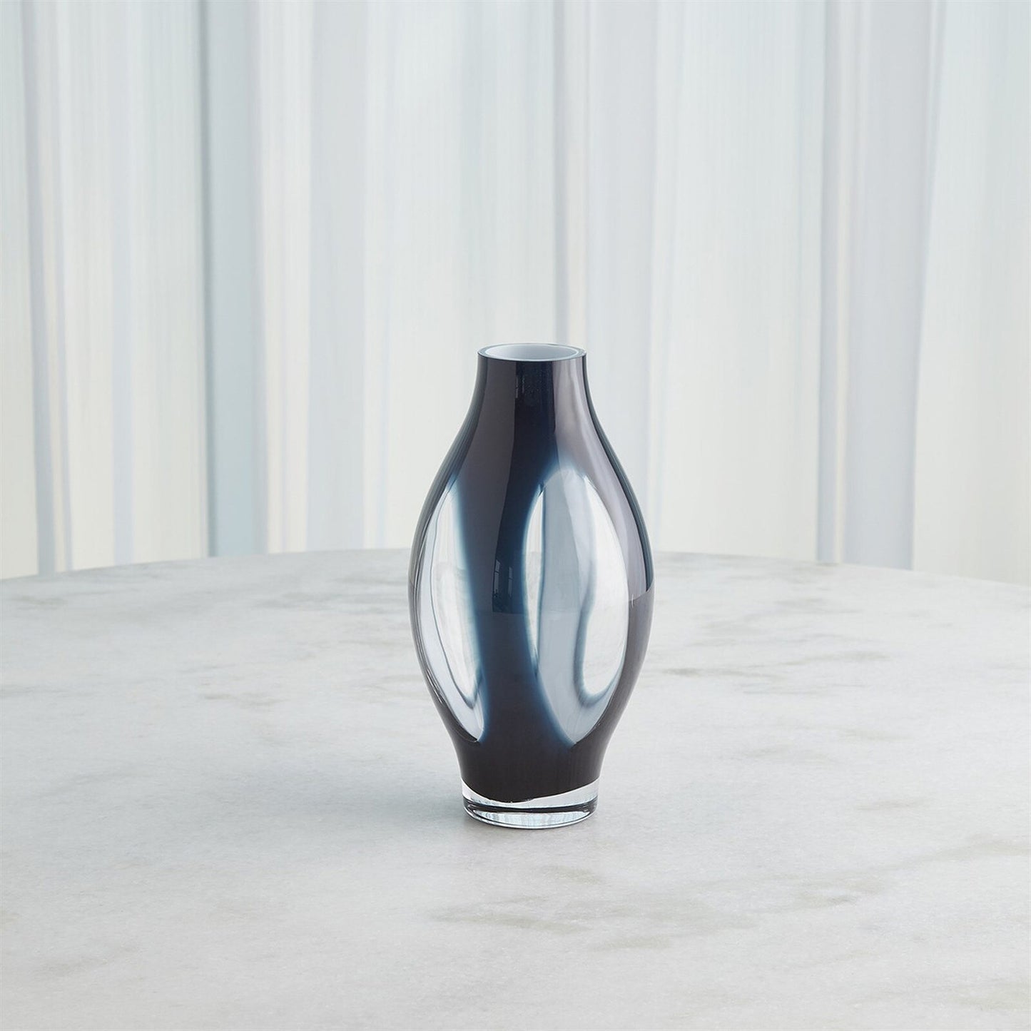 Fly Through Night Blue Vase - Small