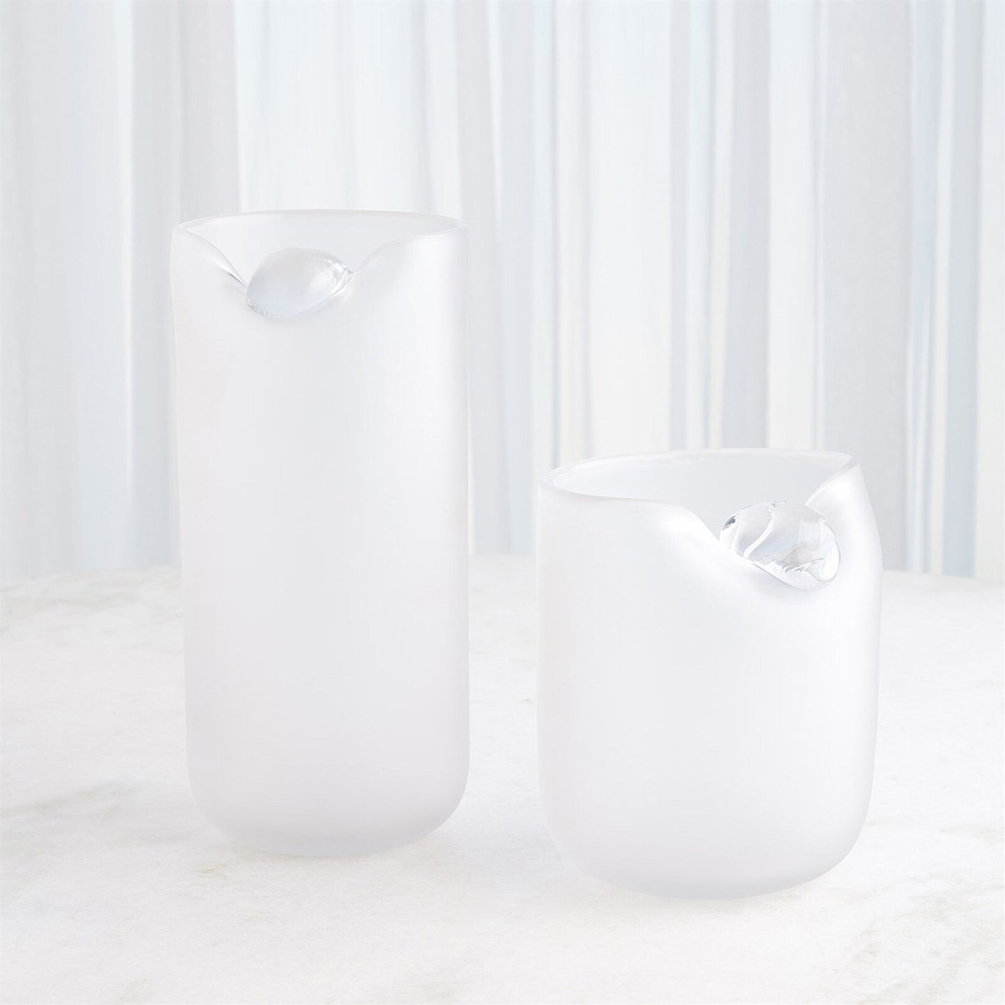 Frosted Poise Vase - Small