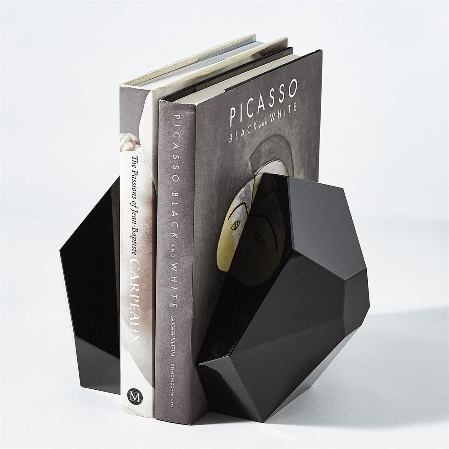Black Crystal Bookend - Set of 2