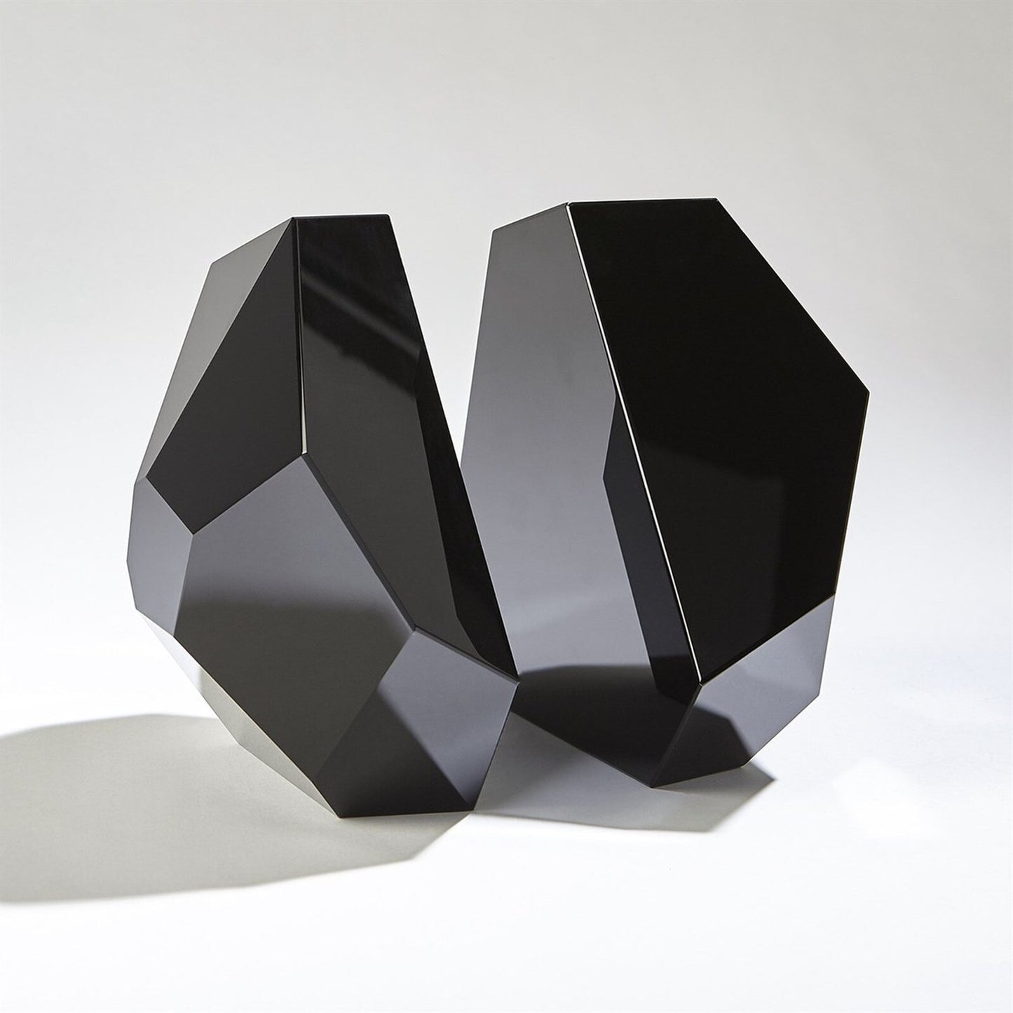 Black Crystal Bookend - Set of 2