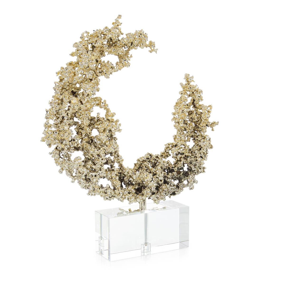 Lunar Embrace Crystal Sculpture