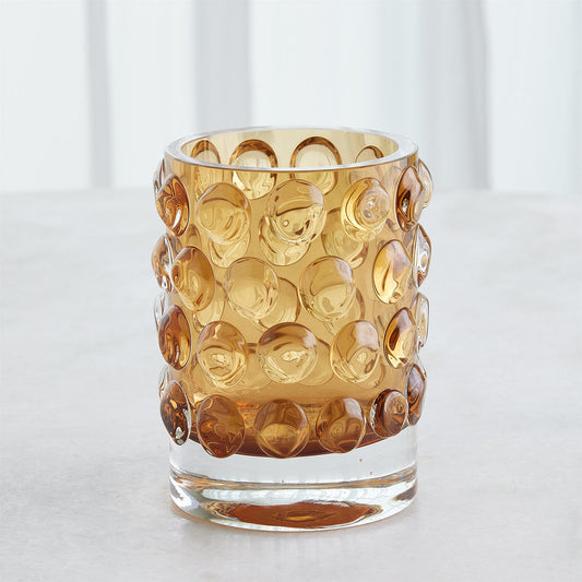 Thousand Eye Amber Vase - Small