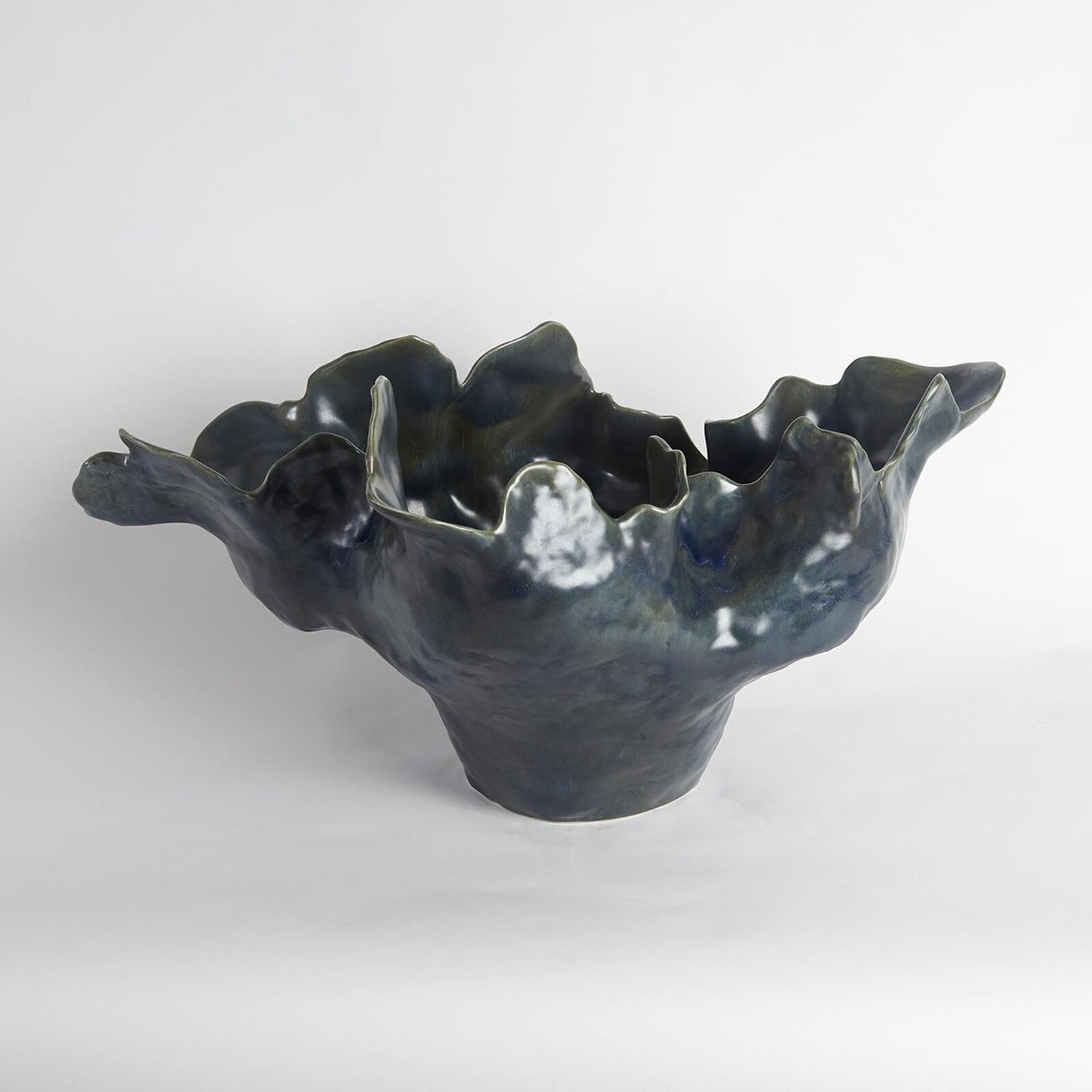 Unique Small-Sized Meteor Bowl - Blue