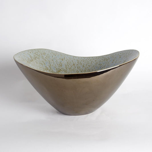 Marta's Bronze Reactive Blue Bowl