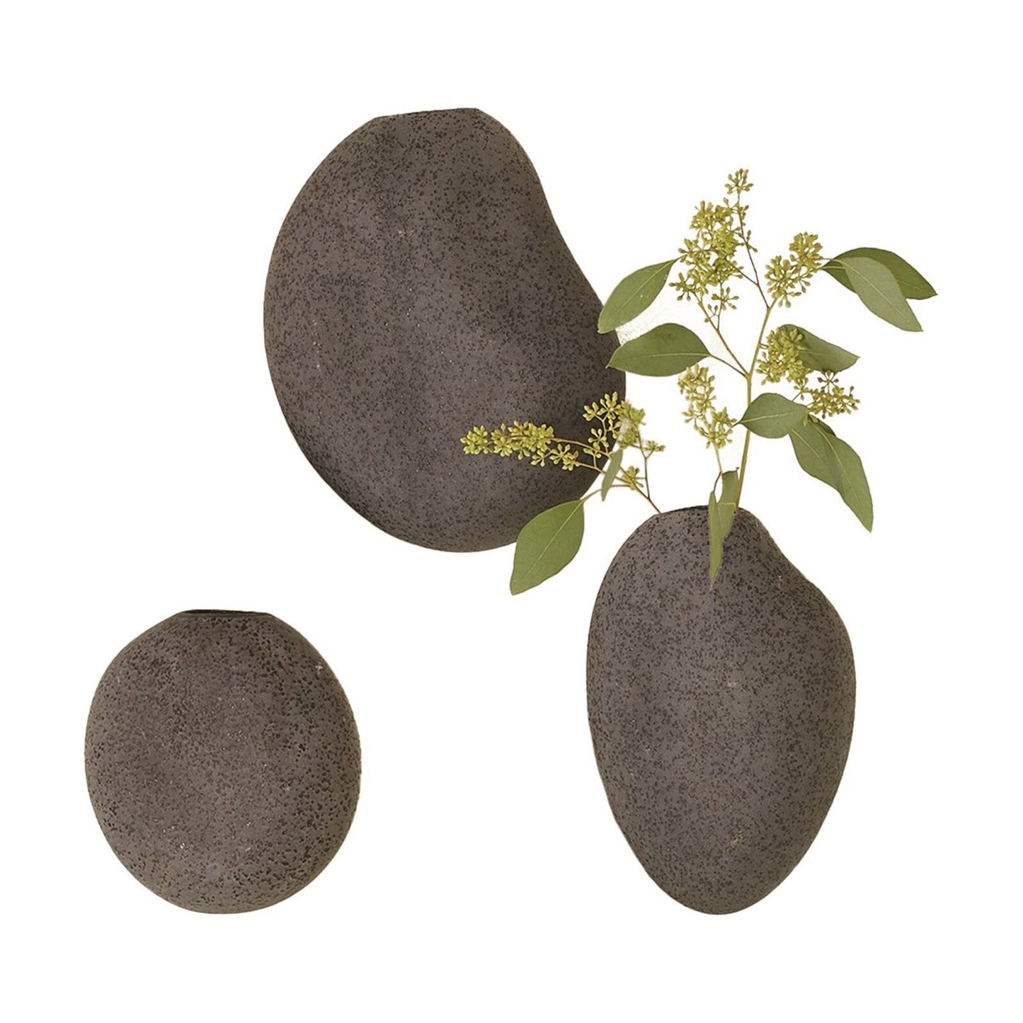 Pebble Wall Vase - Gray