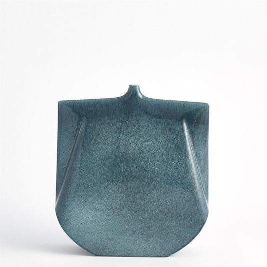 Kimono Teal Vase - Wide