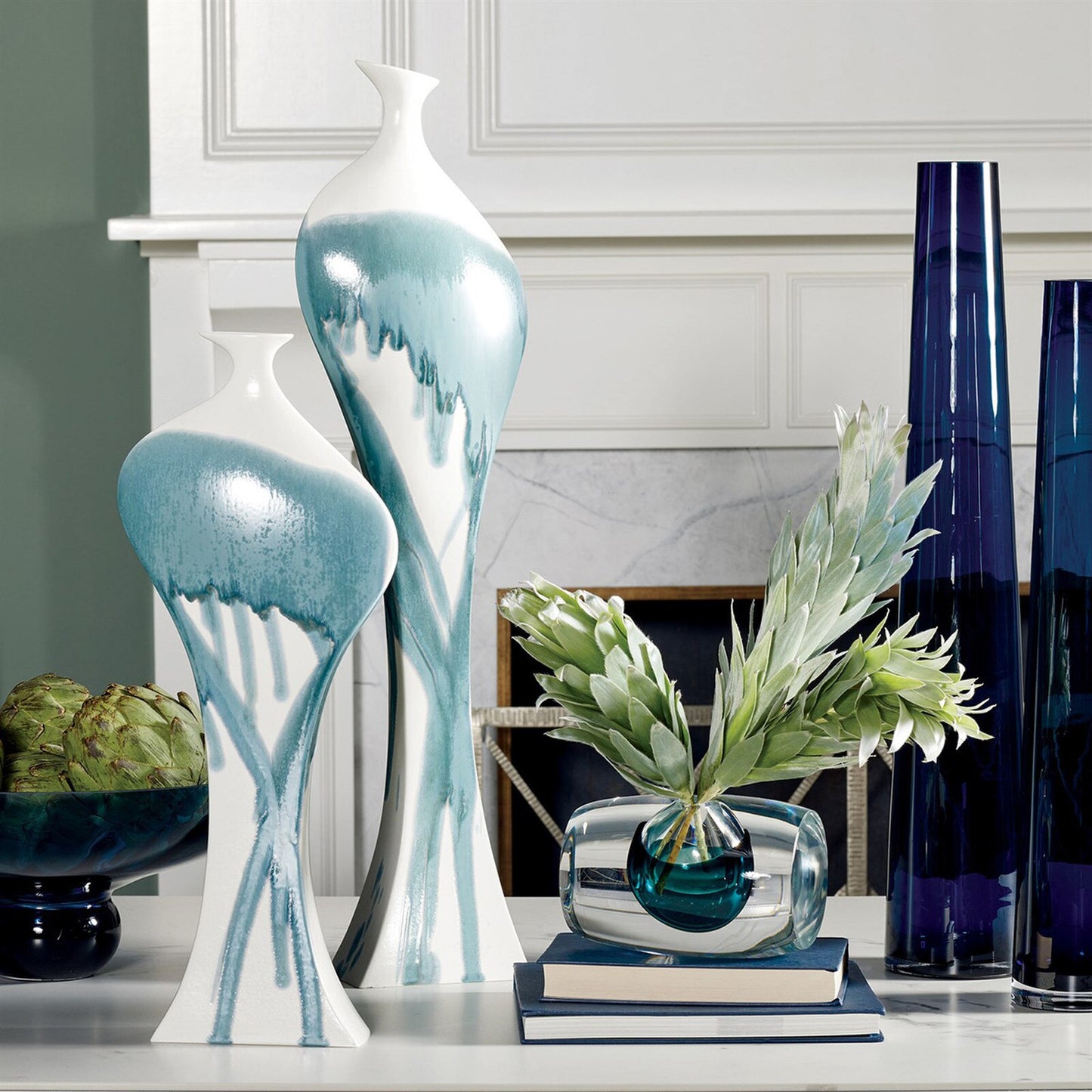 Curvy Lambs Ear Decorative Bottle - Small