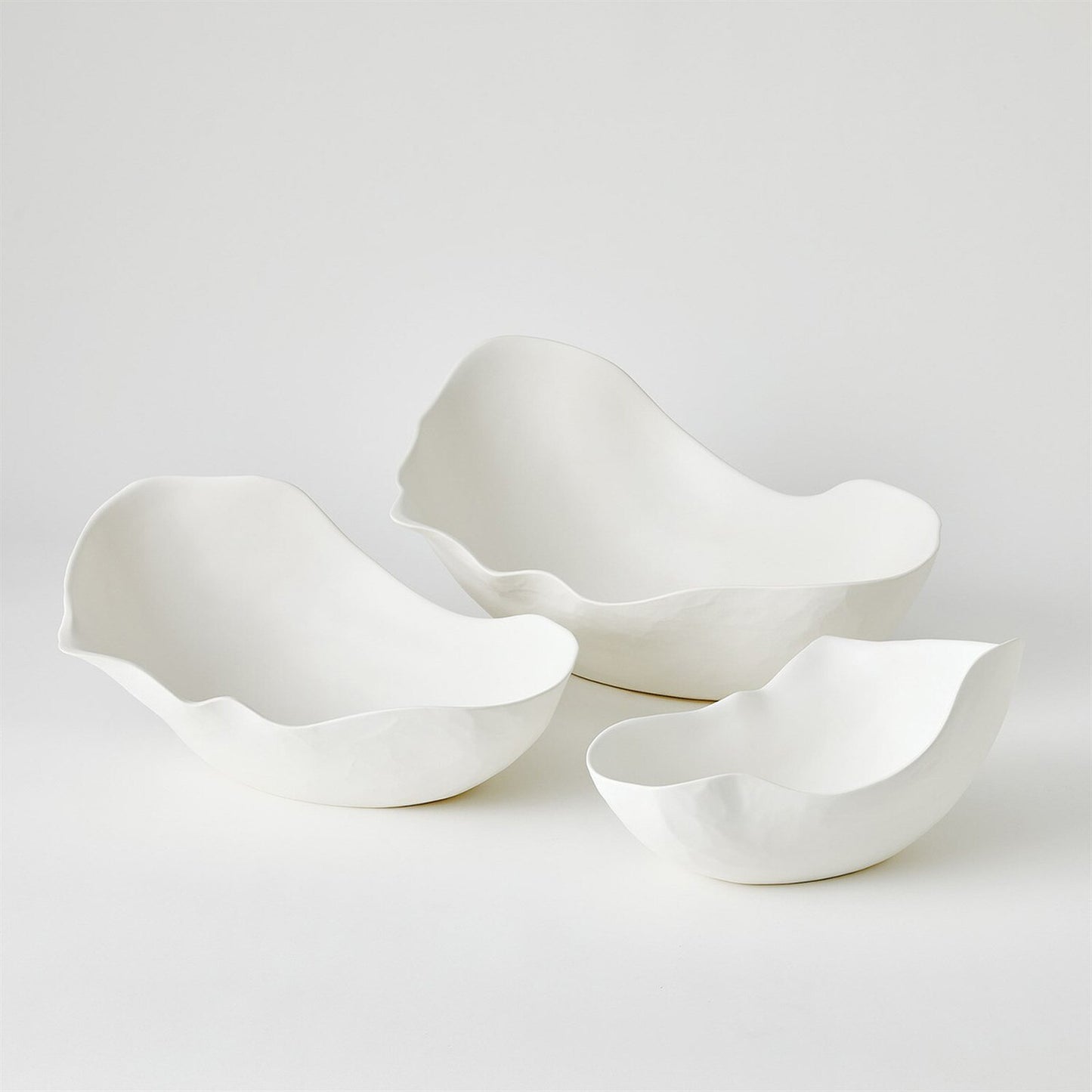 Horn Matte White Bowl - Medium