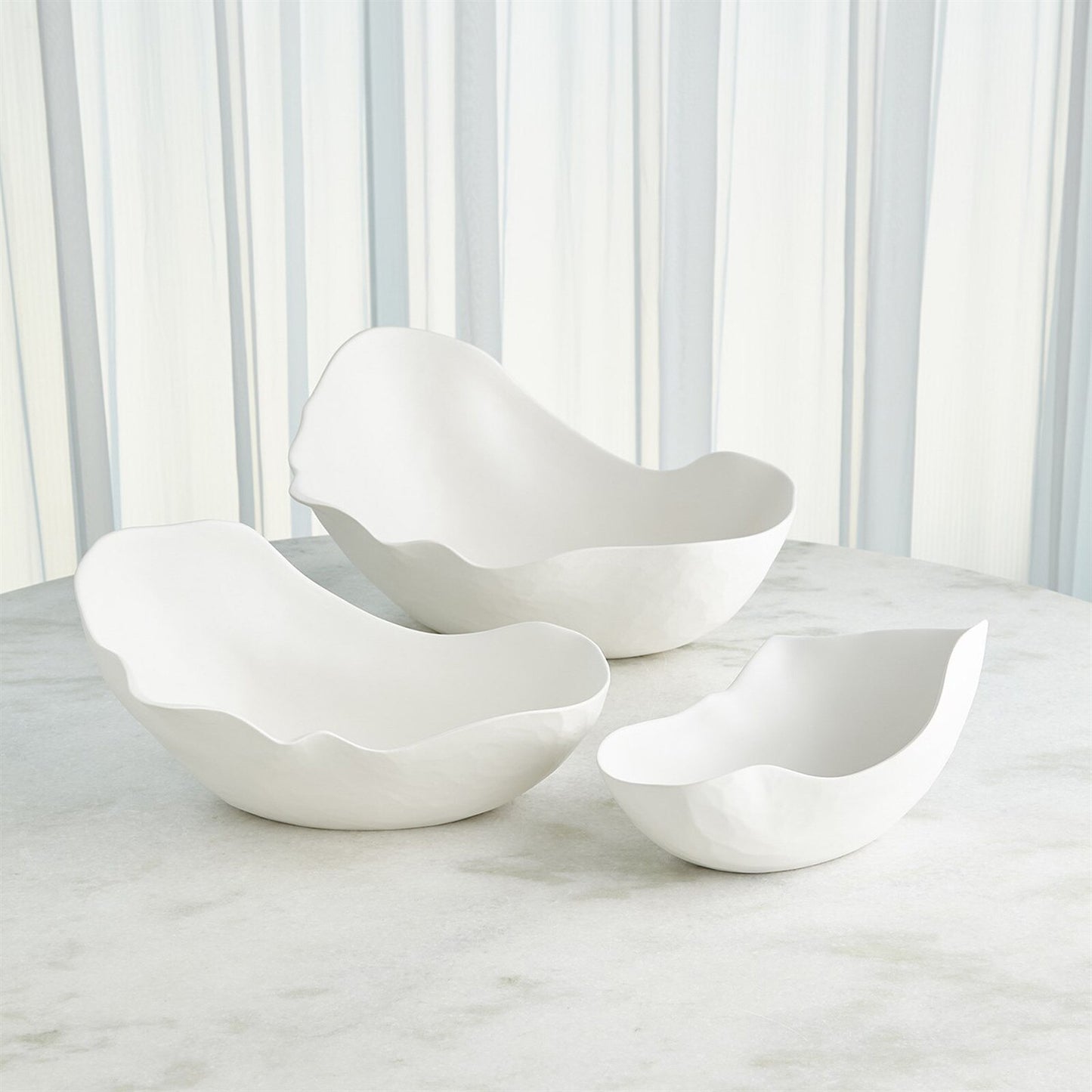 Horn Matte White Bowl - Medium