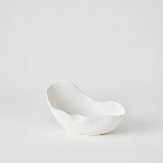 Horn Matte White Bowl - Small