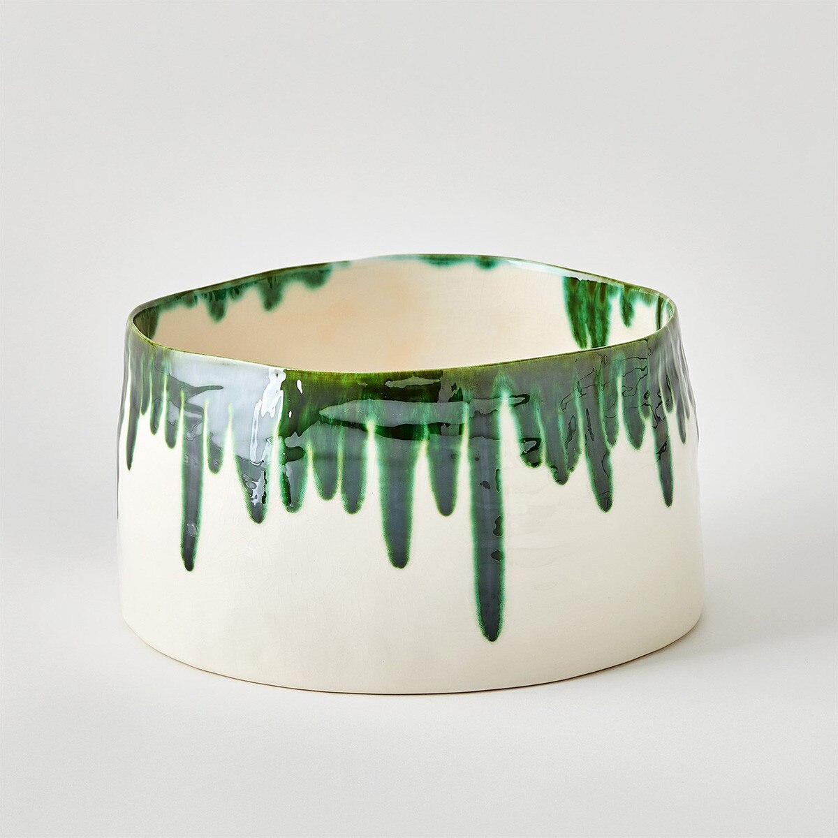 Dripping Emerald Decorative Container