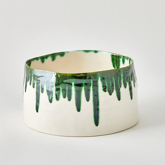 Dripping Emerald Decorative Container