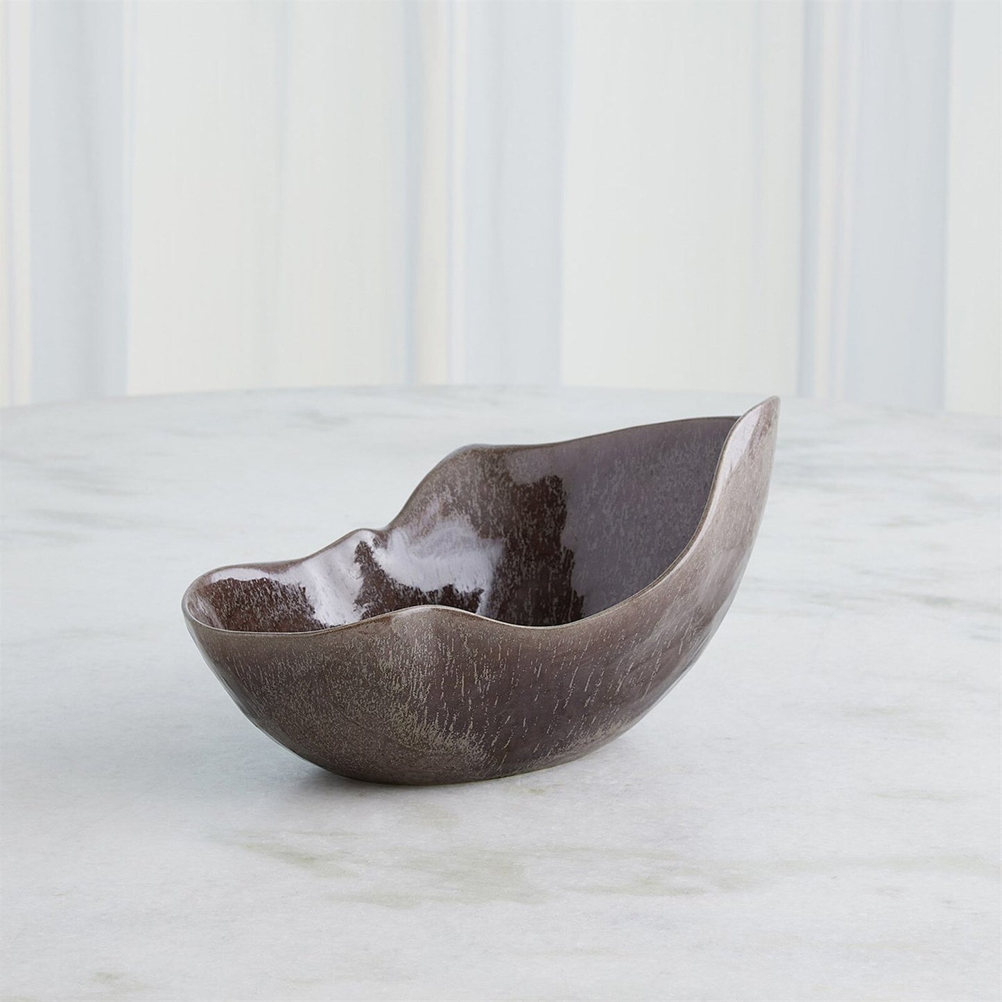 Horn Reactive Amethyst Bowl - Large