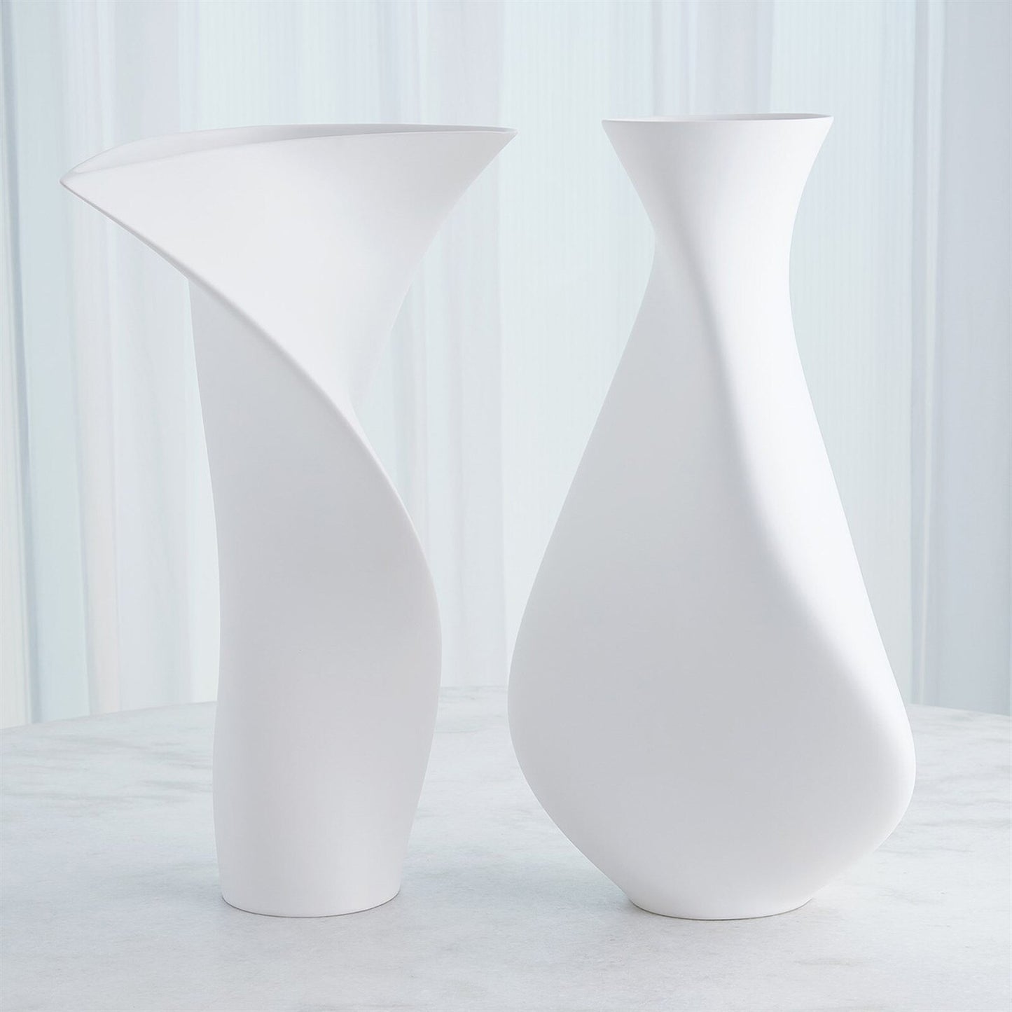 Serenity Matte White Vase