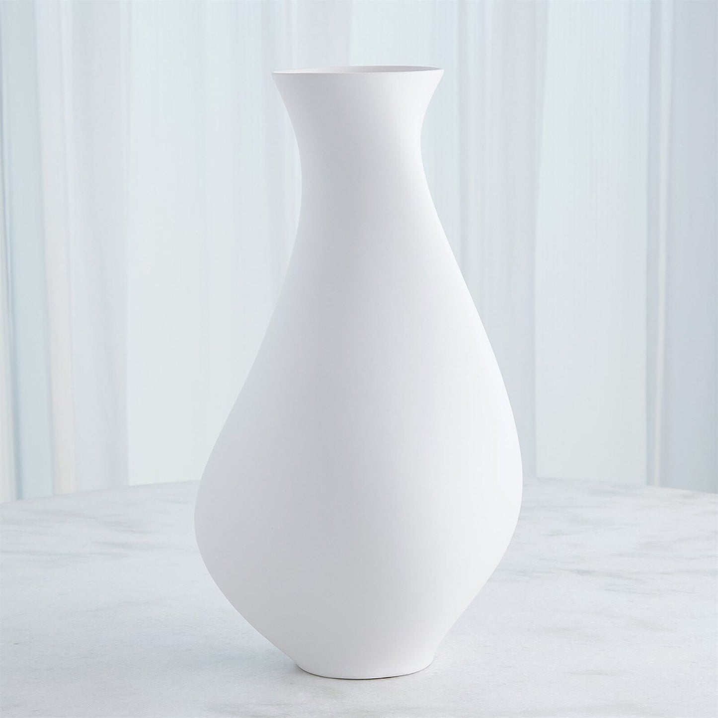 Serenity Matte White Vase