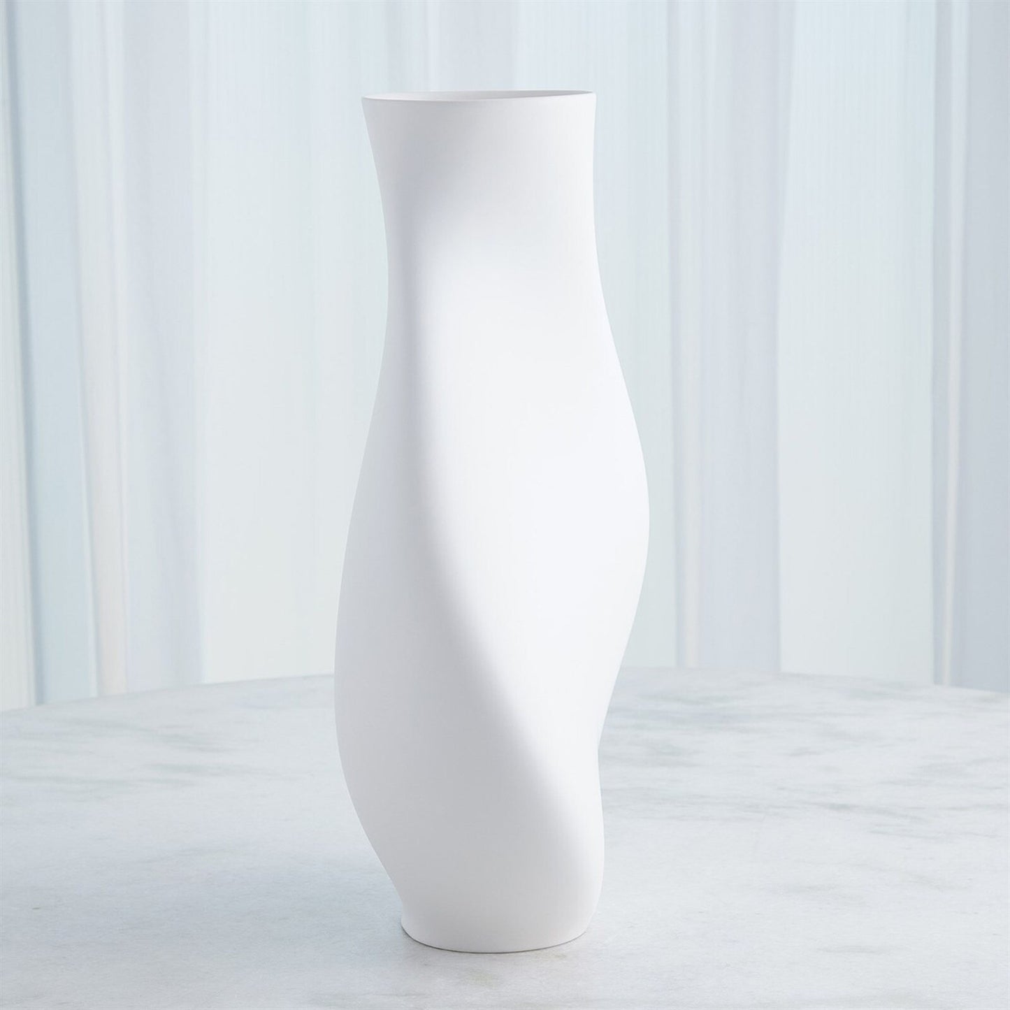 Serenity Matte White Vase