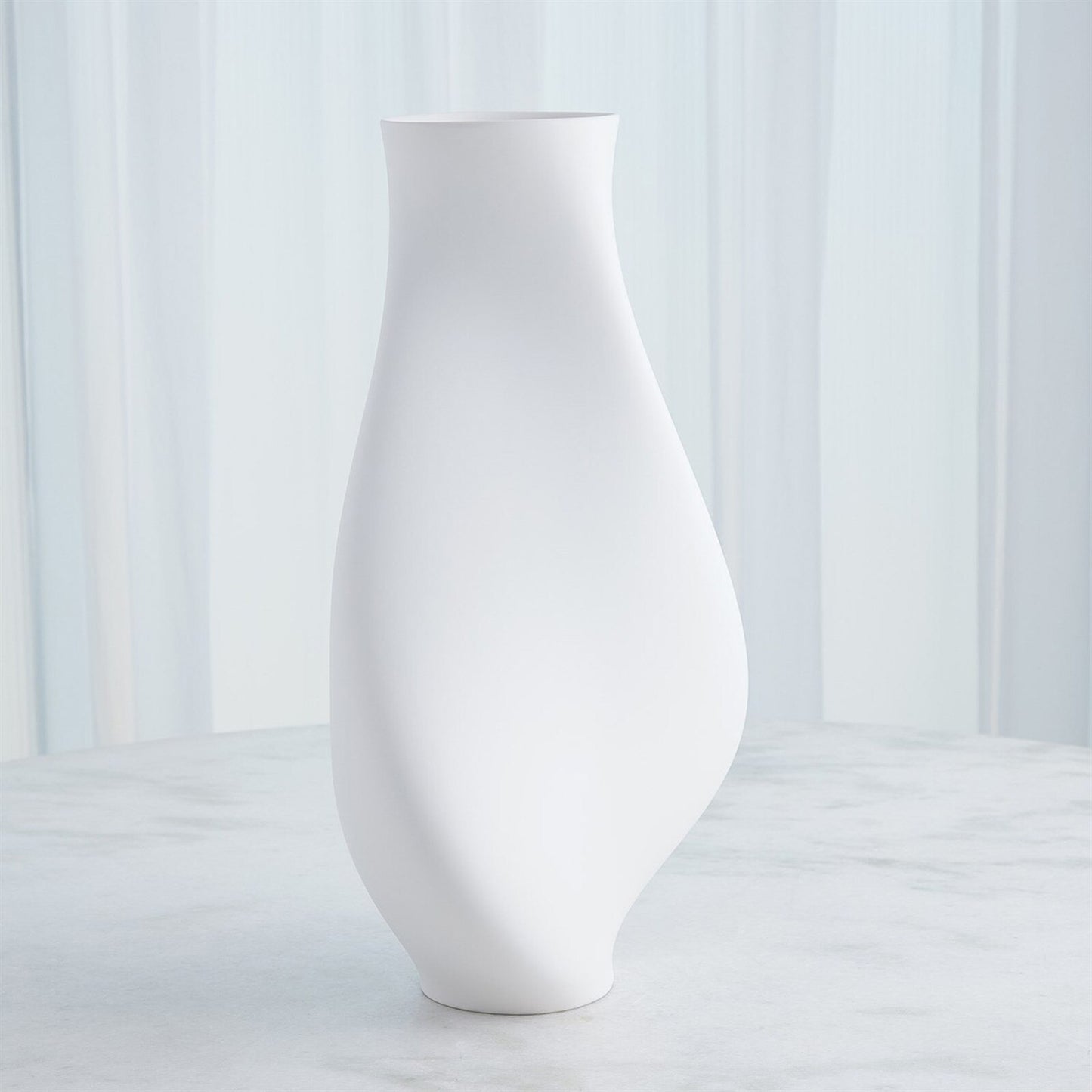 Serenity Matte White Vase