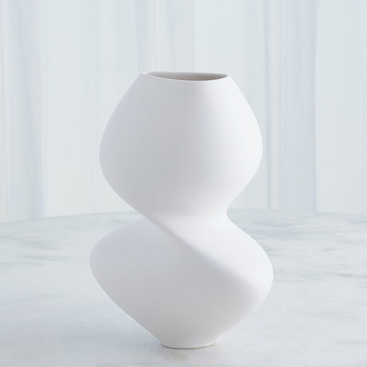 Hushed Matte White Vase