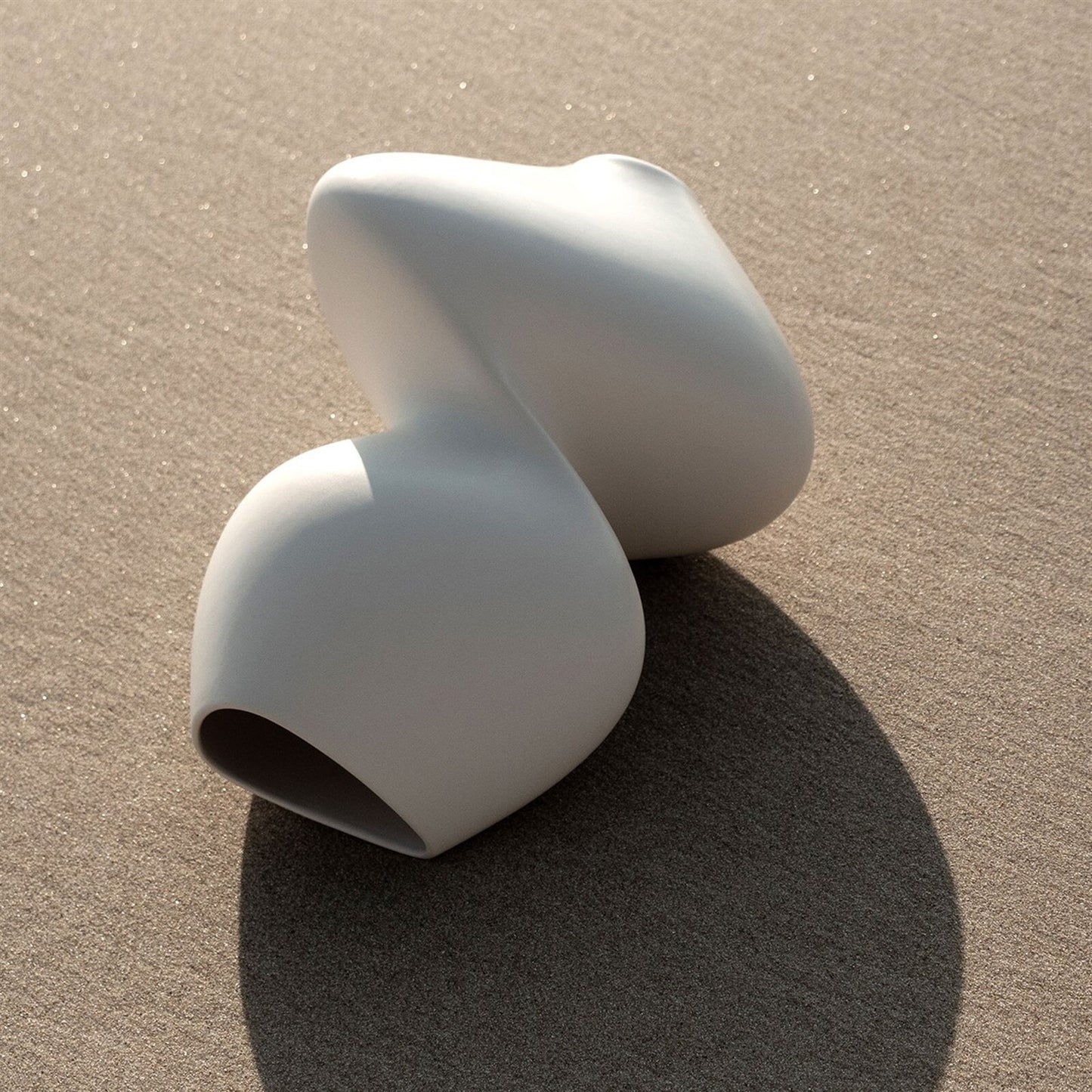 Hushed Matte White Vase