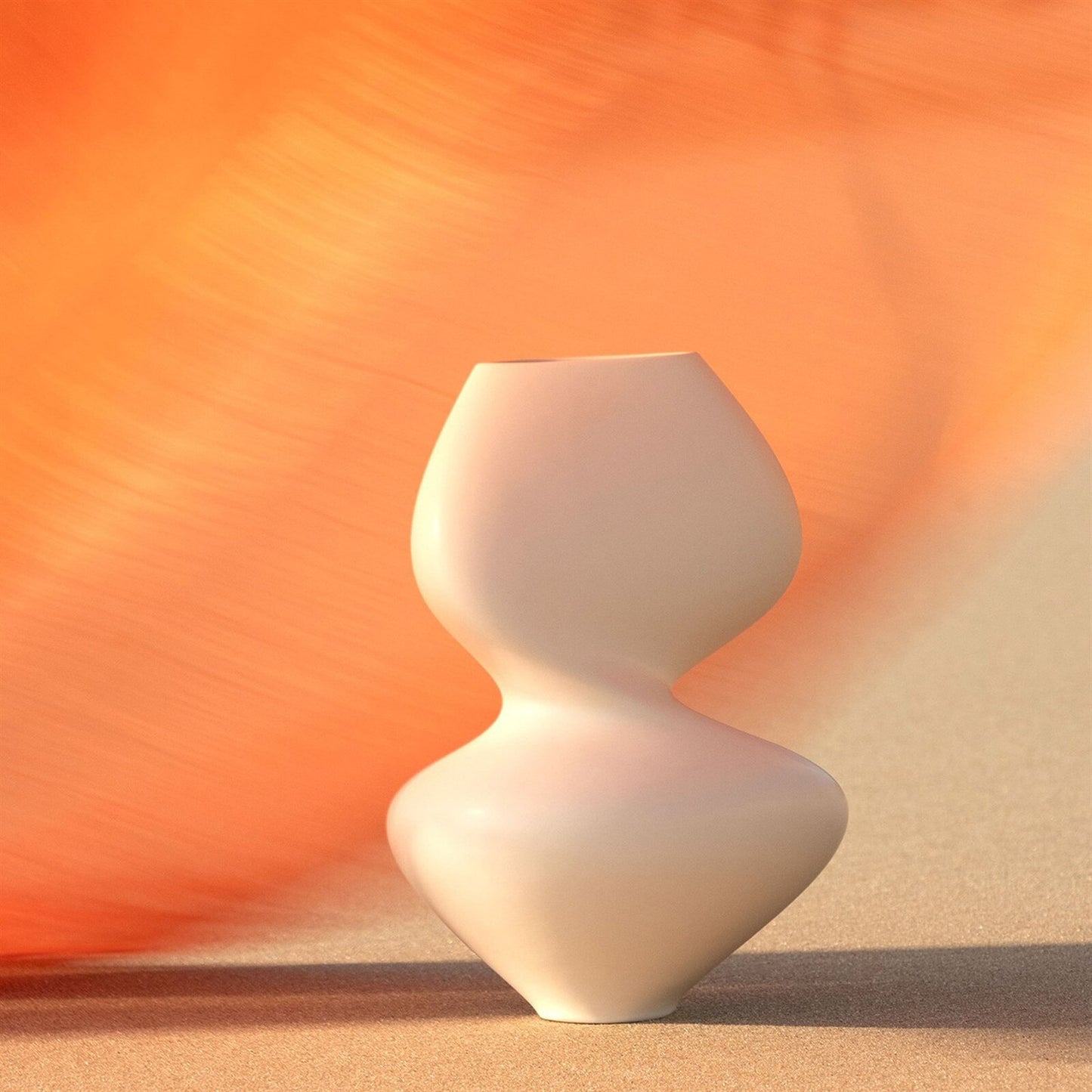 Hushed Matte White Vase