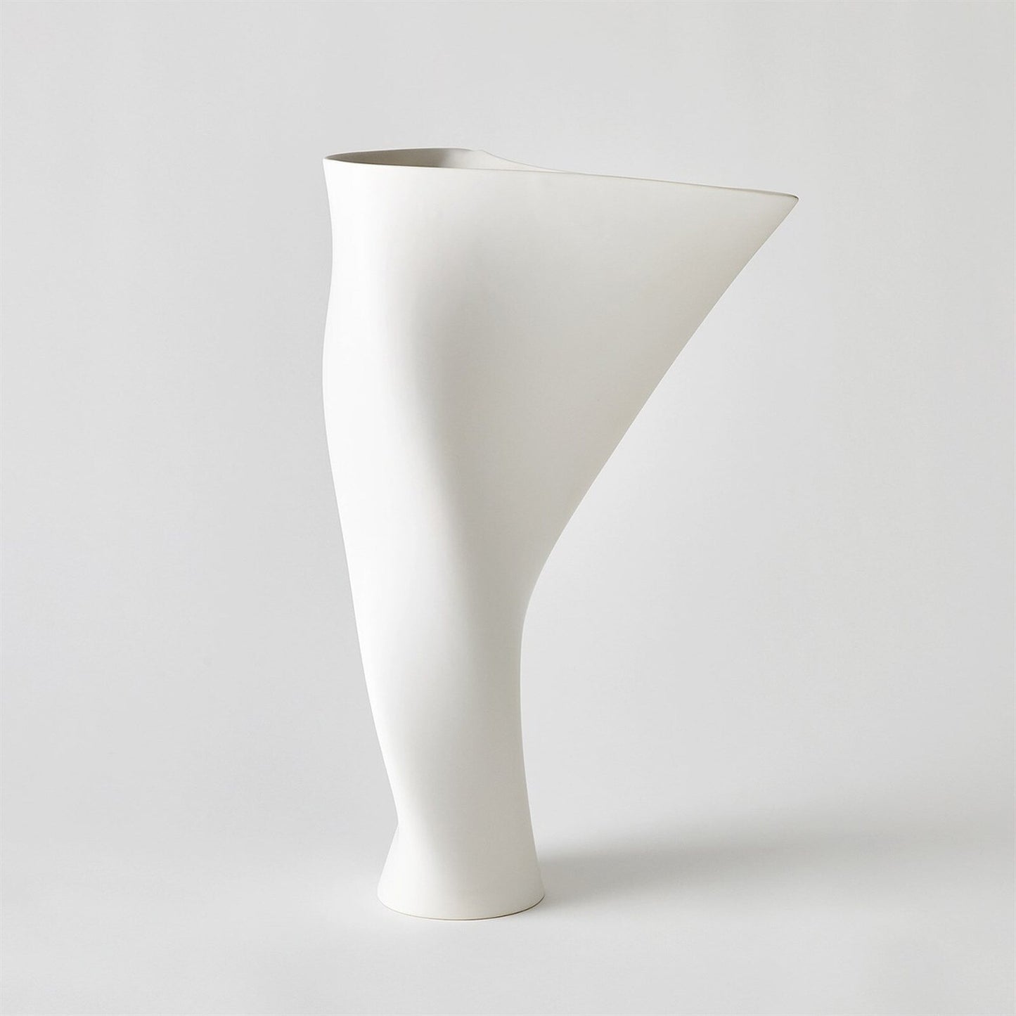 Euphonious Matte White Vase