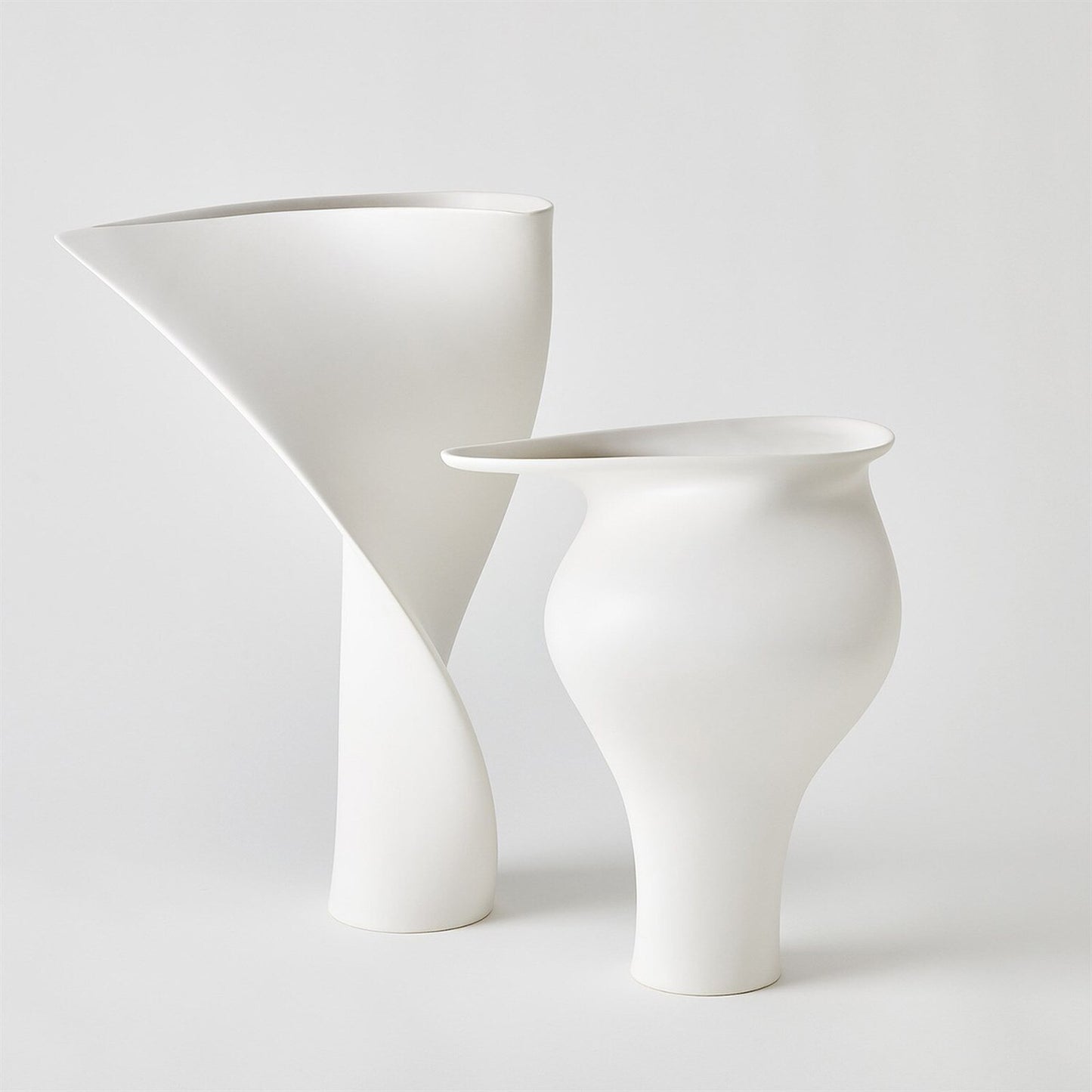 Euphonious Matte White Vase