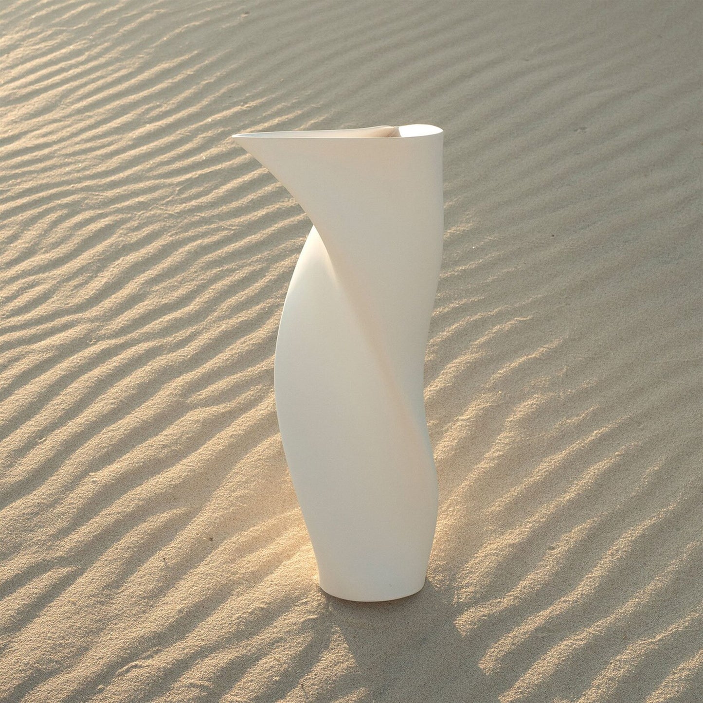 Euphonious Matte White Vase