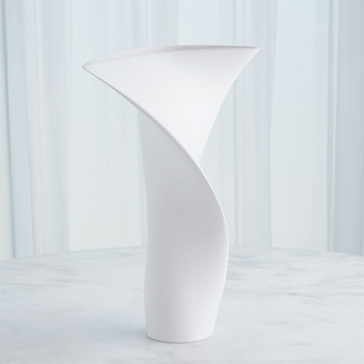 Euphonious Matte White Vase