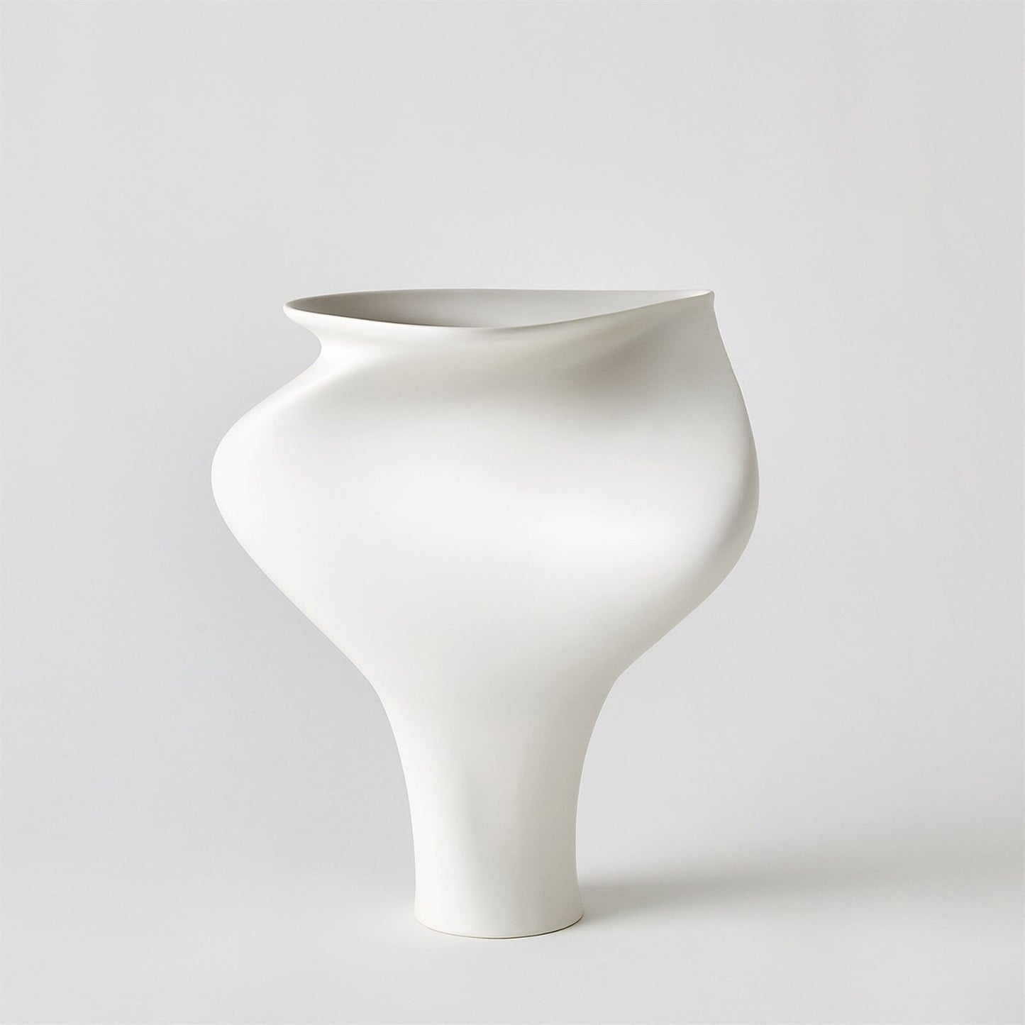 Tranquility Matte White Vase