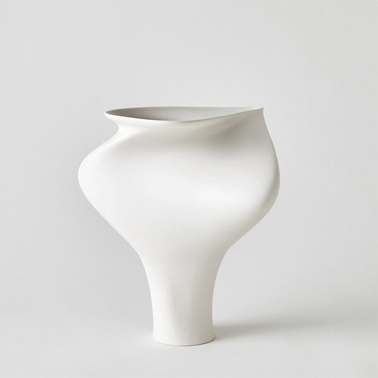 Tranquility Matte White Vase