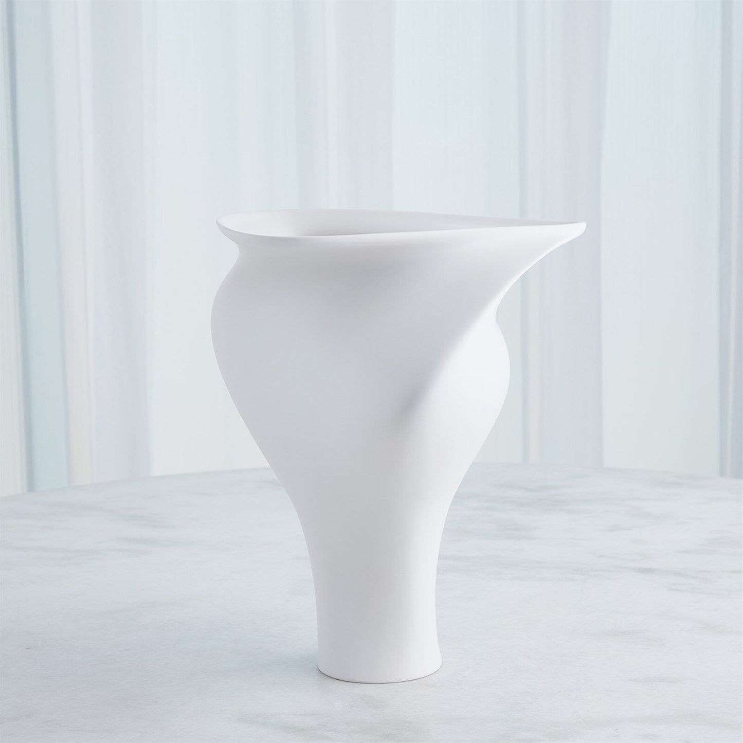 Tranquility Matte White Vase