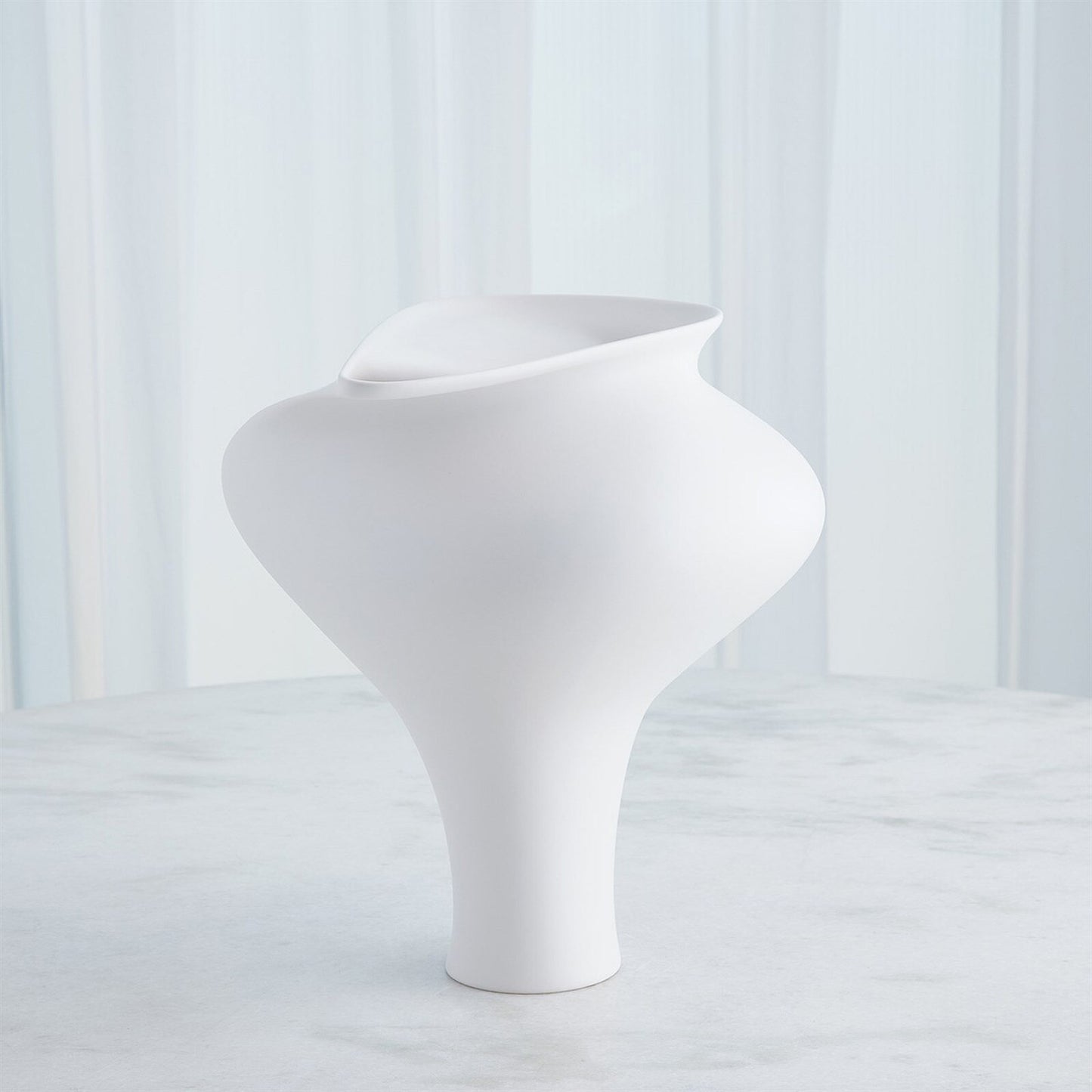 Tranquility Matte White Vase