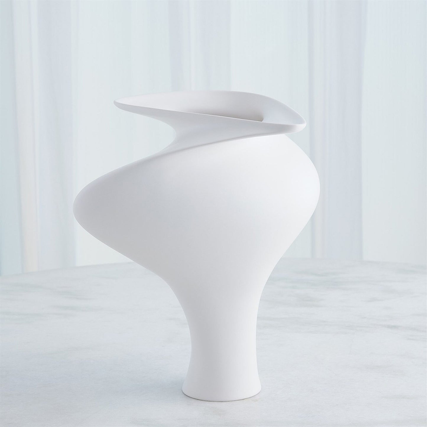 Tranquility Matte White Vase