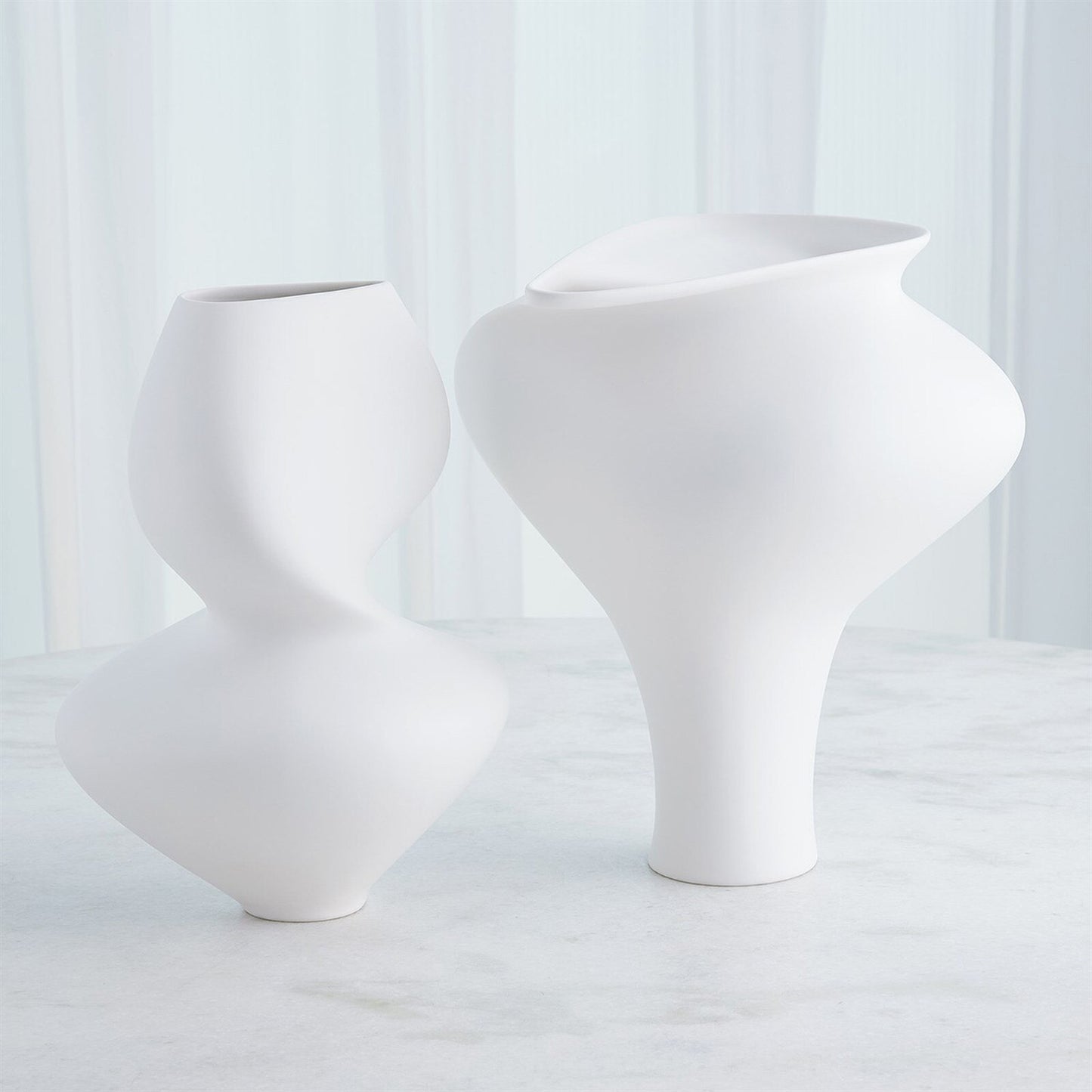 Tranquility Matte White Vase