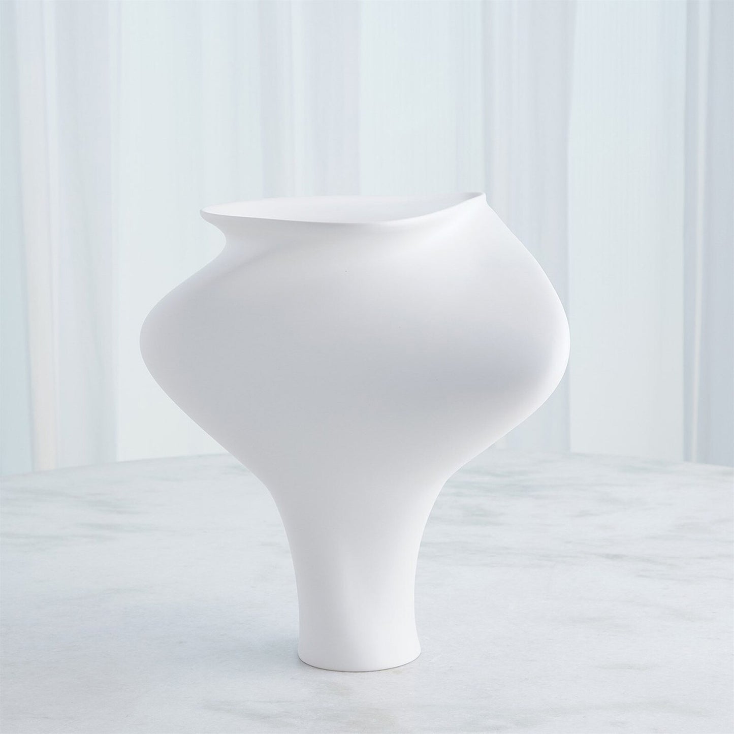 Tranquility Matte White Vase