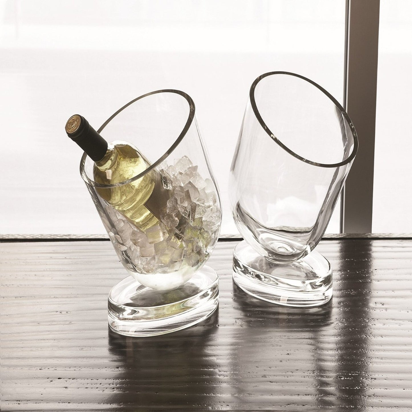 Slanted Design Wine Chiller Decanter