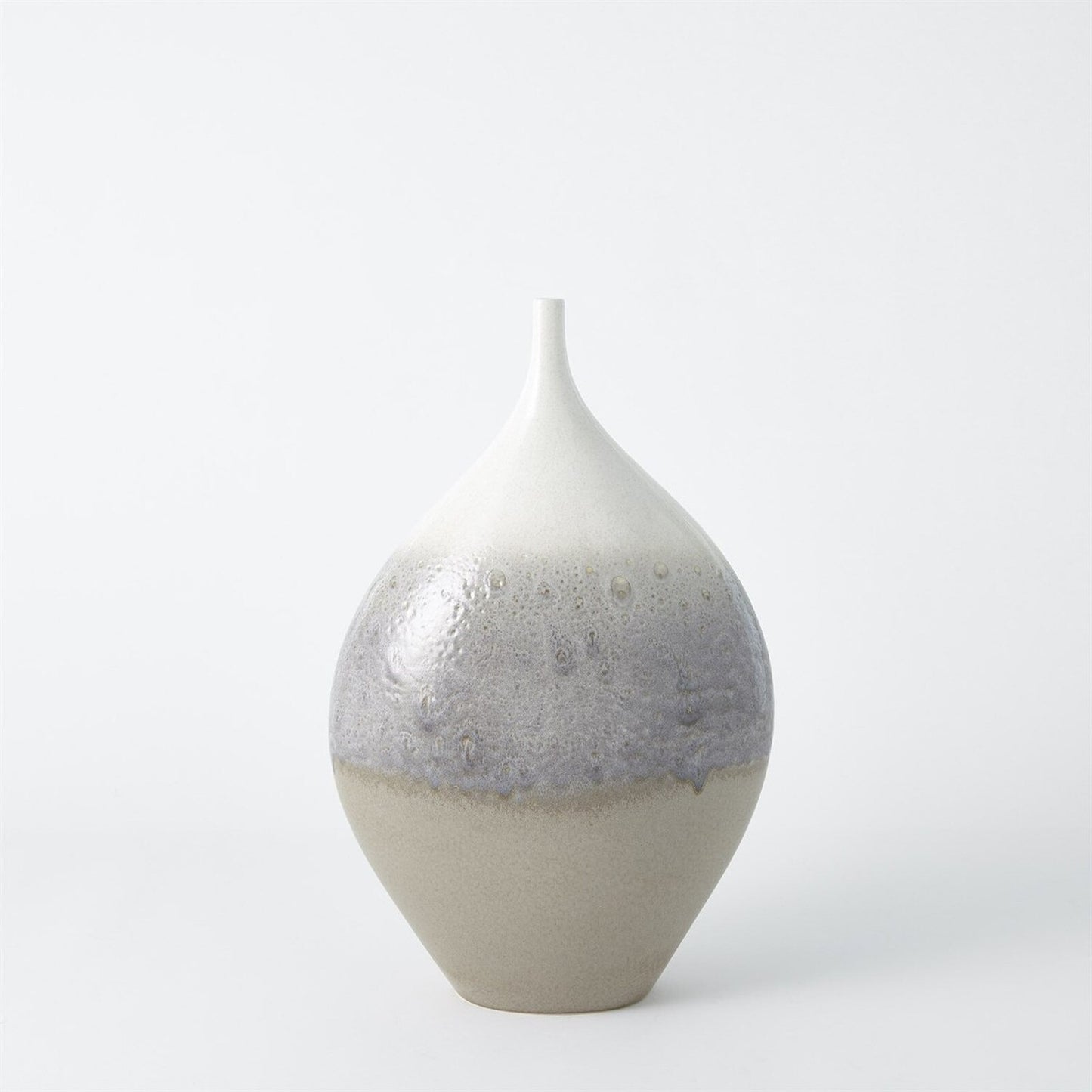 Cream Rises Tall Vase - Small