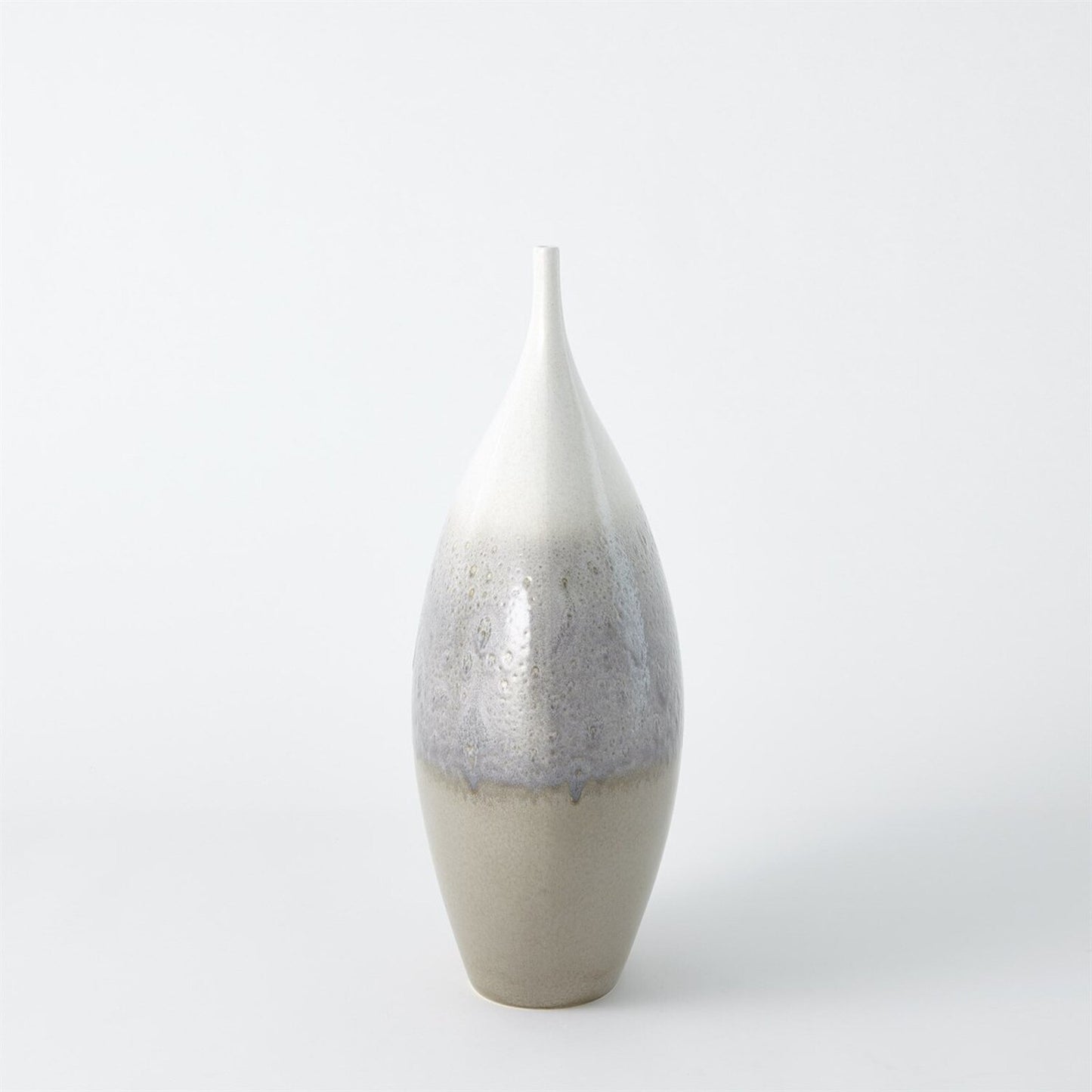 Cream Rises Tall Vase - Small