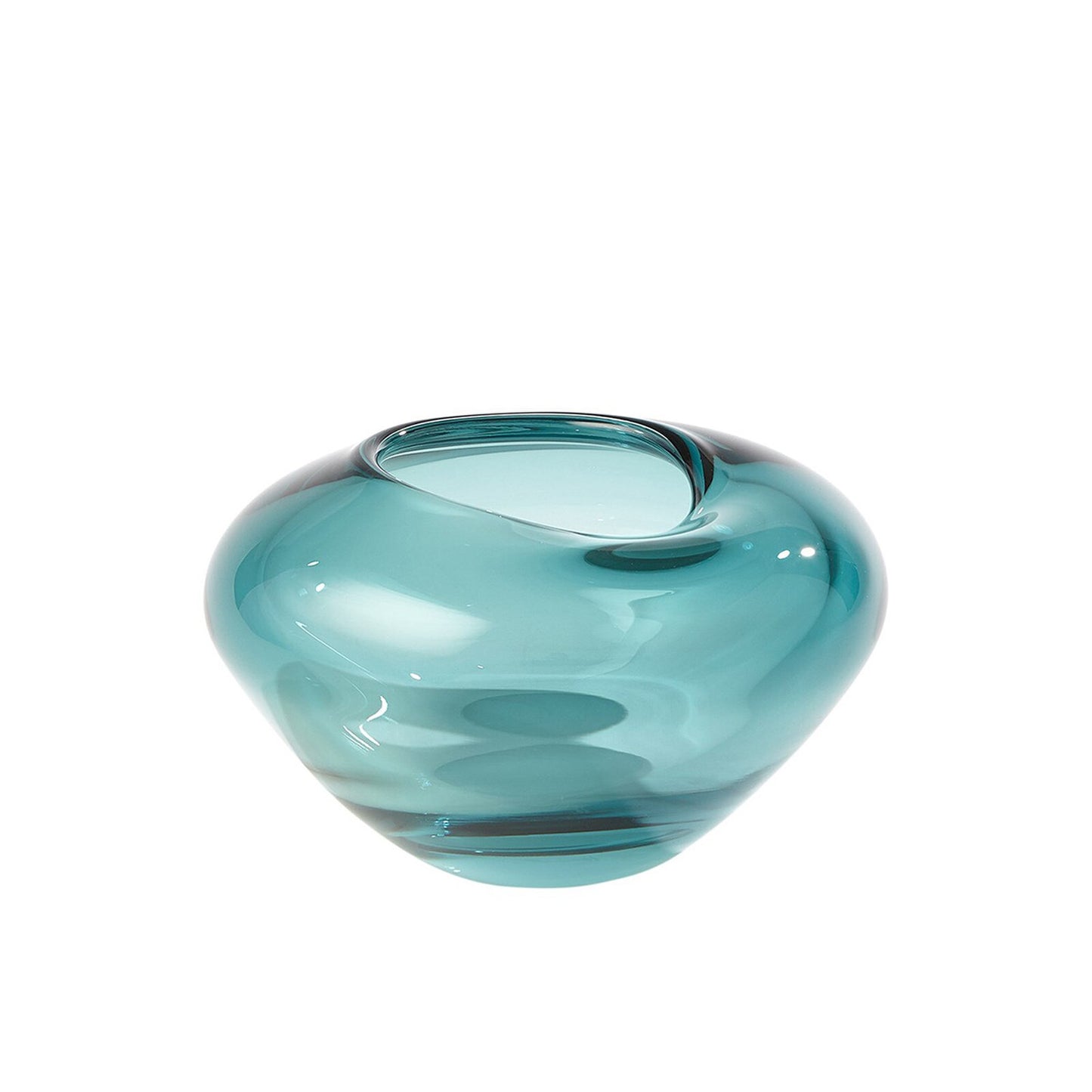 Undulating Azure Vase - Large