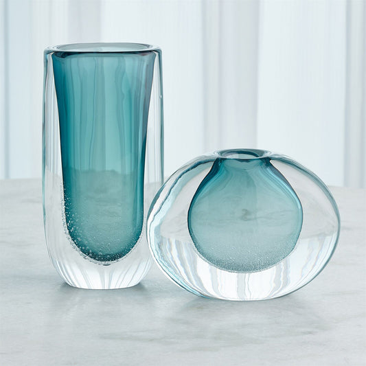 Micro Bubble Azure Vase - Large