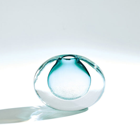 Micro Bubble Small Azure Vase