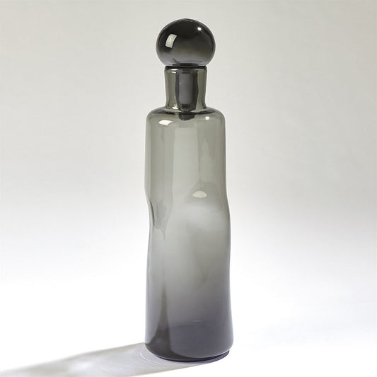 Pinched Gray Decanter - Tall